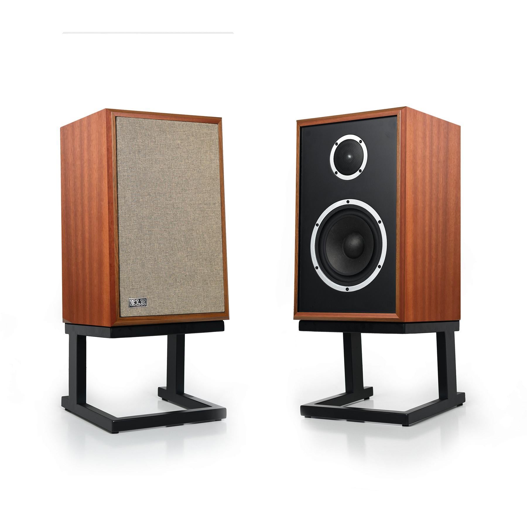 KLH Model Three Premium Bookshelf Speakers - High Fidelity Sound for Home Audio, Studio & Gaming - Compact Design for Small Spaces & Bookshelves