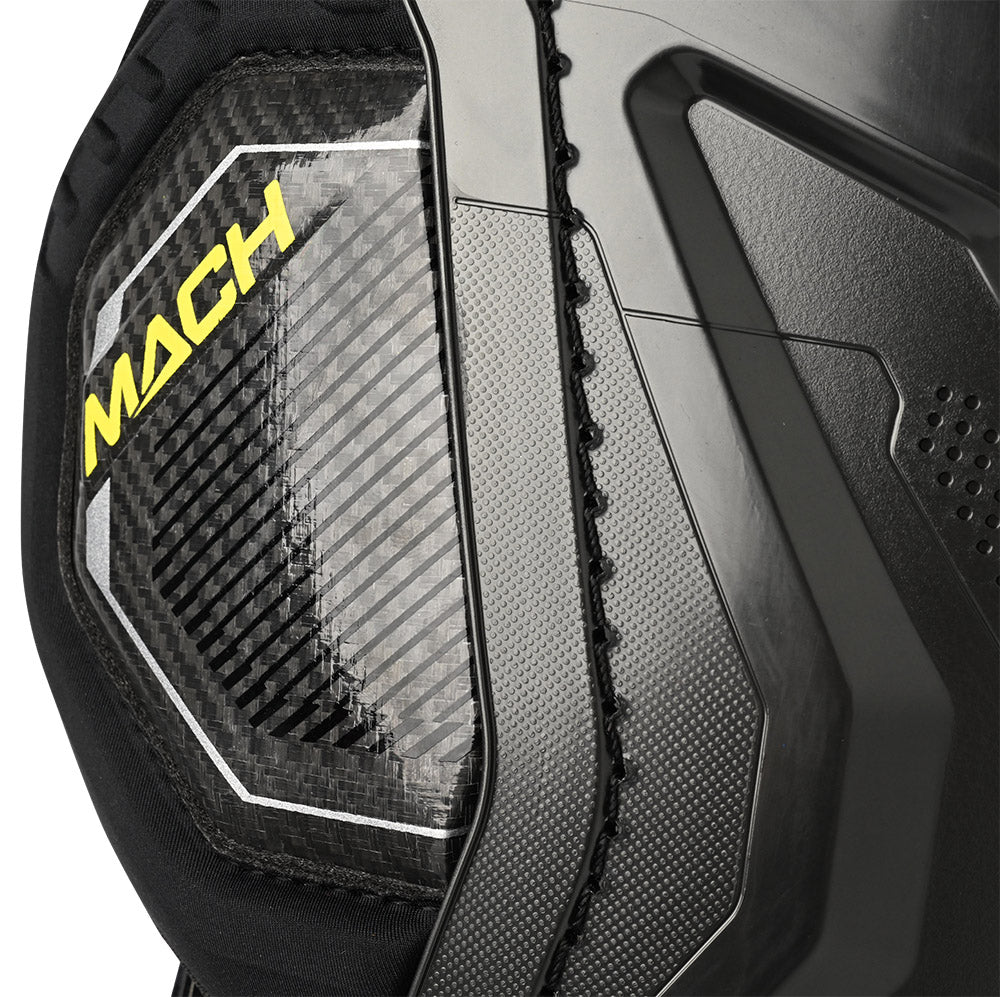 Bauer Supreme Mach Intermediate Ice Hockey Shin Guards - Youth & Adult Protective Gear for Hockey Players - Perfect for Training, Games & Competitive Play