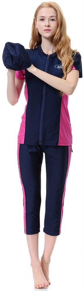 YEESAM Women's Rash Guard Swimsuits - UPF 50+ Sun Protection, Modest Bathing Suits for Swimming, Surfing & Beach Activities
