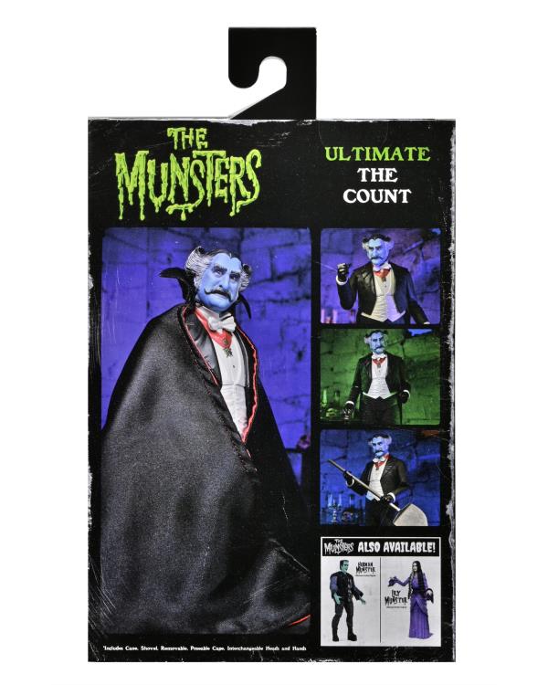 Count Rob Zombie's The Munsters NECA Ultimate Action Figure - Collectible Horror Movie Toy for Fans & Display