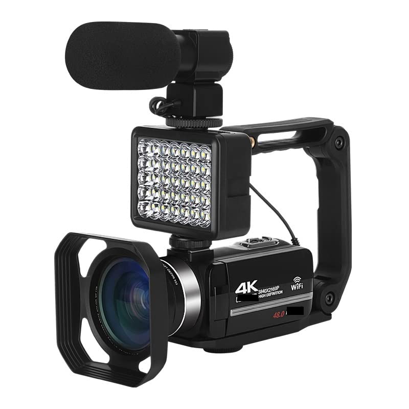 AUBEST 4K Professional Digital Video Camera Camcorder for Streaming, Vlogging, YouTube, Time-Lapse & Webcam with 18X Zoom & Stabilizer (Includes 32GB SD Card) - Perfect for Travel, Events, Live Broadcasts & Content Creation