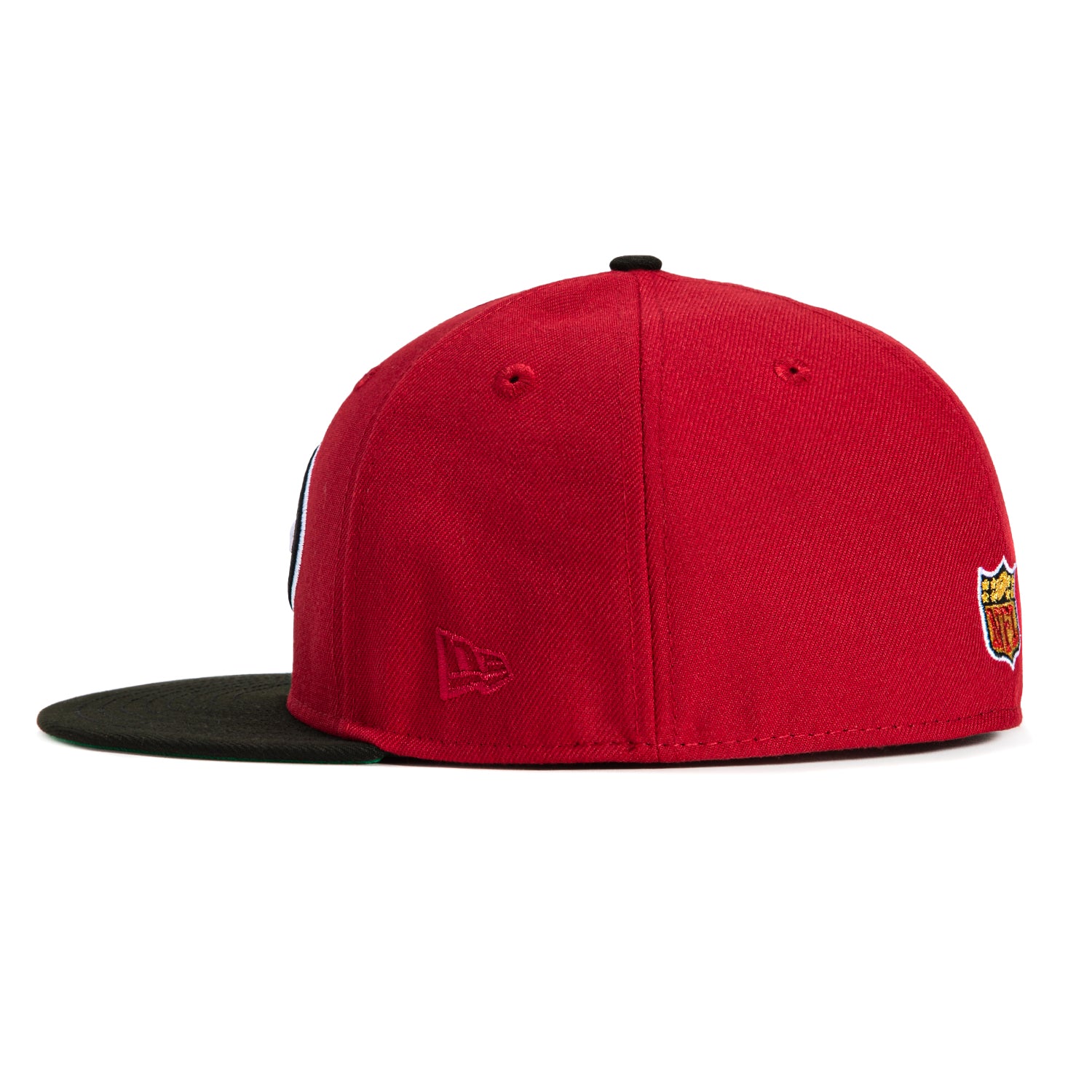 New Era 59Fifty San Francisco 49ers 60th Anniversary Patch Hat - Cardinal & Black - Official NFL Licensed Snapback Cap for Men & Women - Perfect for Football Games, Fan Gear & Streetwear Fashion