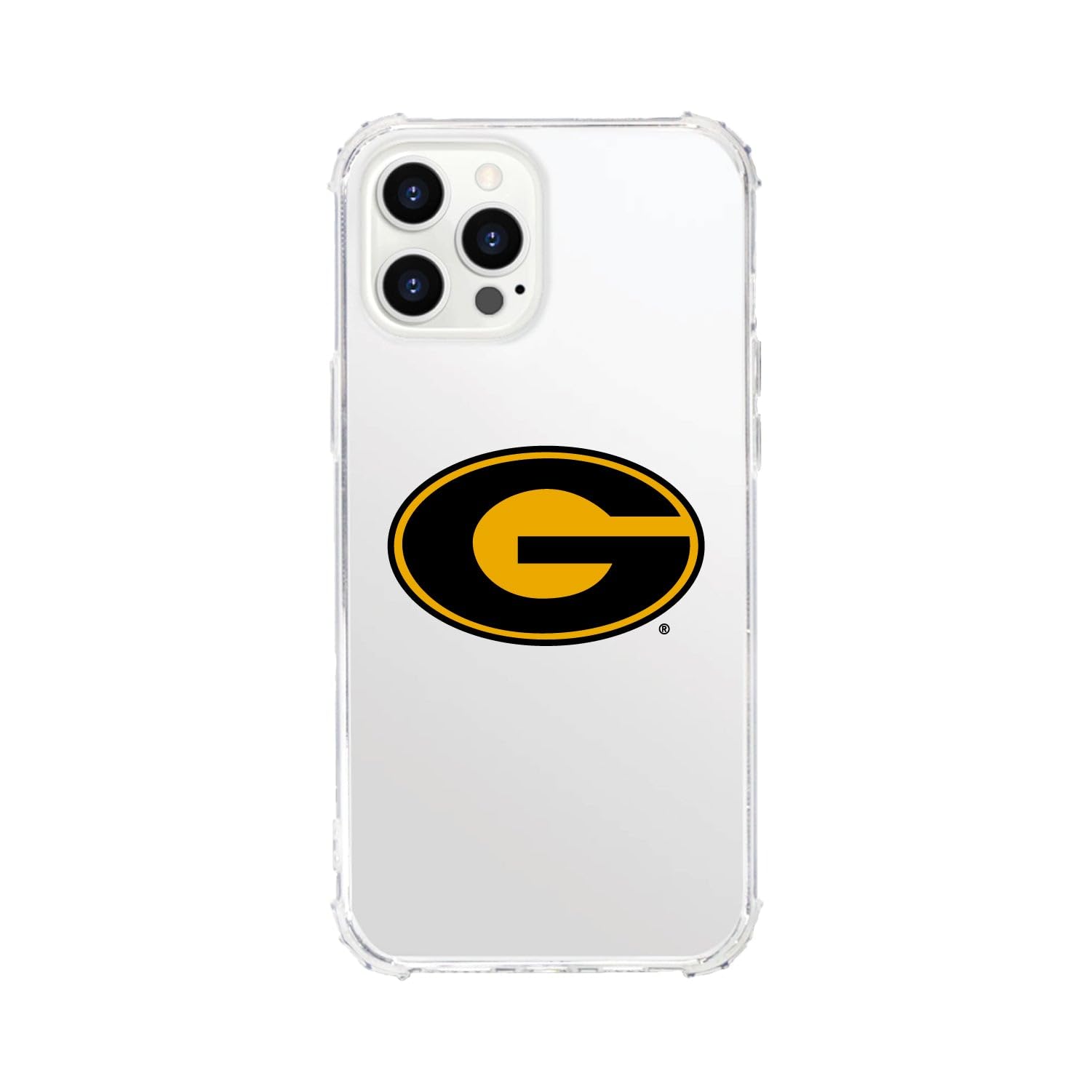 OTM Essentials Rugged Phone Case for iPhone 13 Pro Max - Shockproof Protective Cover with Tough Edge Design | Grambling State University Gifts | Perfect for College Students & Alumni
