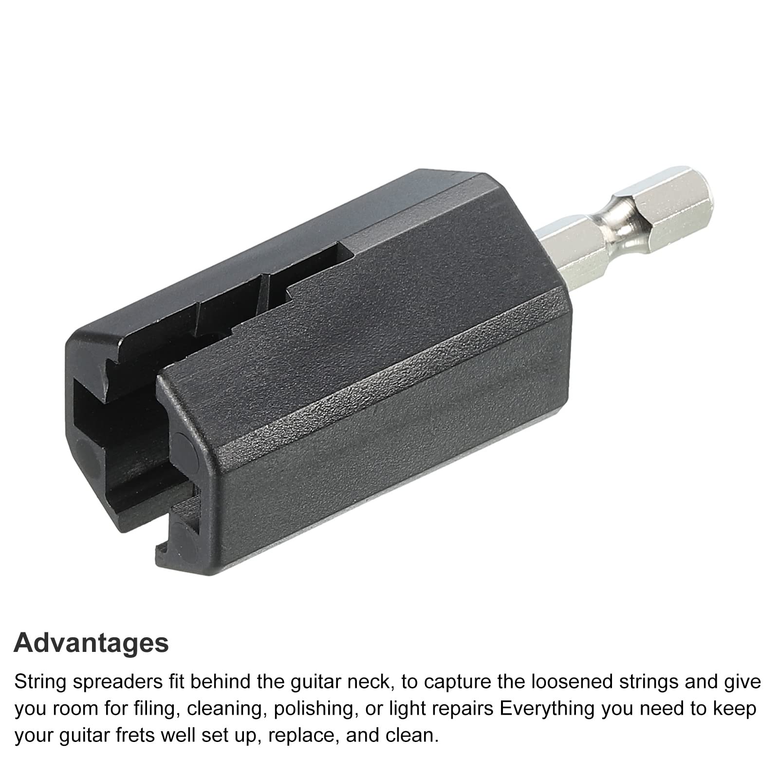 PATIKIL Electric Guitar String Winder - Hexagonal Drill Attachment for Quick String Changes on Electric, Acoustic & Bass Guitars - Perfect for Musicians, Luthiers & Guitar Maintenance