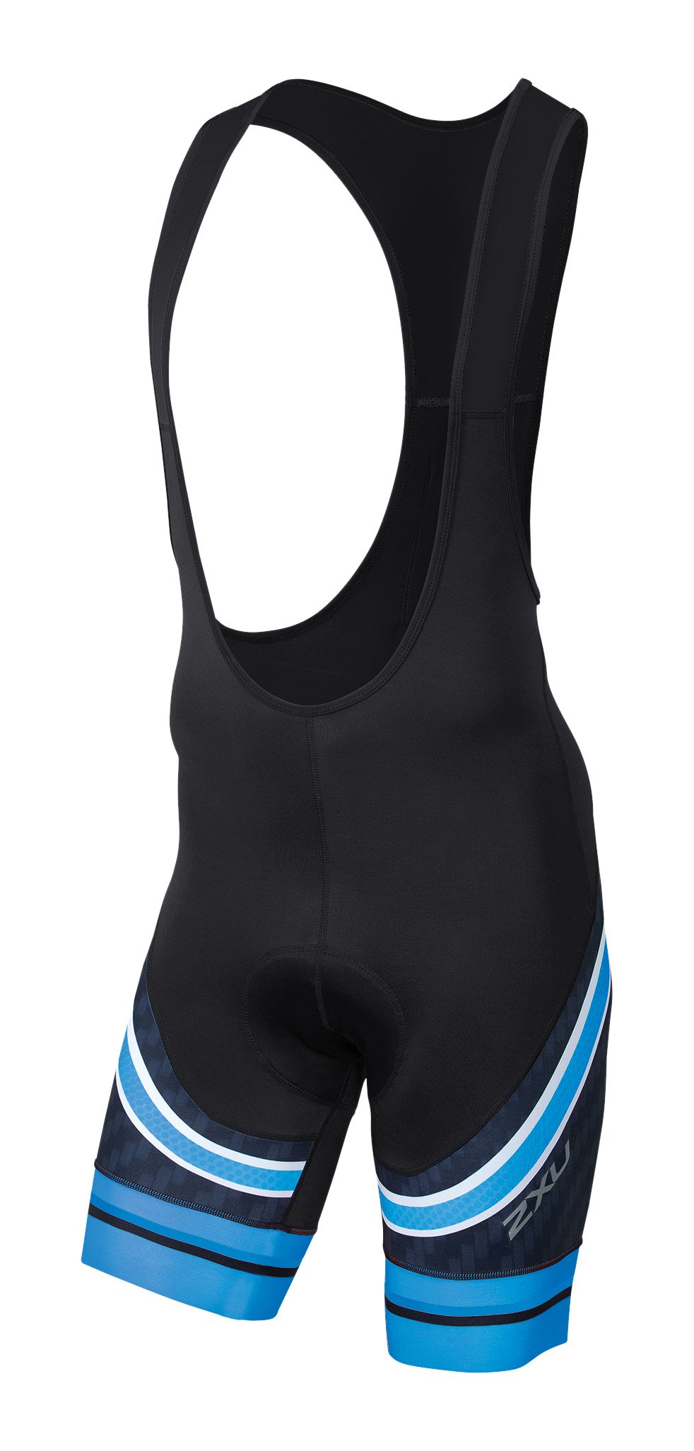 2XU Men's X-Vent Cycling Bib Shorts - Breathable & Padded Bike Shorts for Road & Mountain Biking | Perfect for Training, Racing & Long-Distance Rides