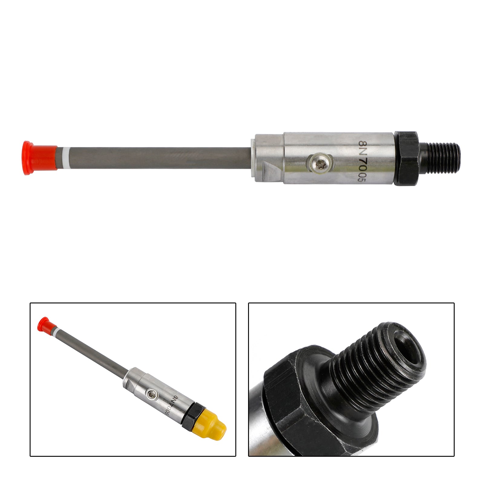 1/6 Sets 8N7005 Fuel Injector Pencil Nozzle for Caterpillar CAT 3304 3306 Engine - Replacement Parts for Heavy Equipment & Construction Machinery