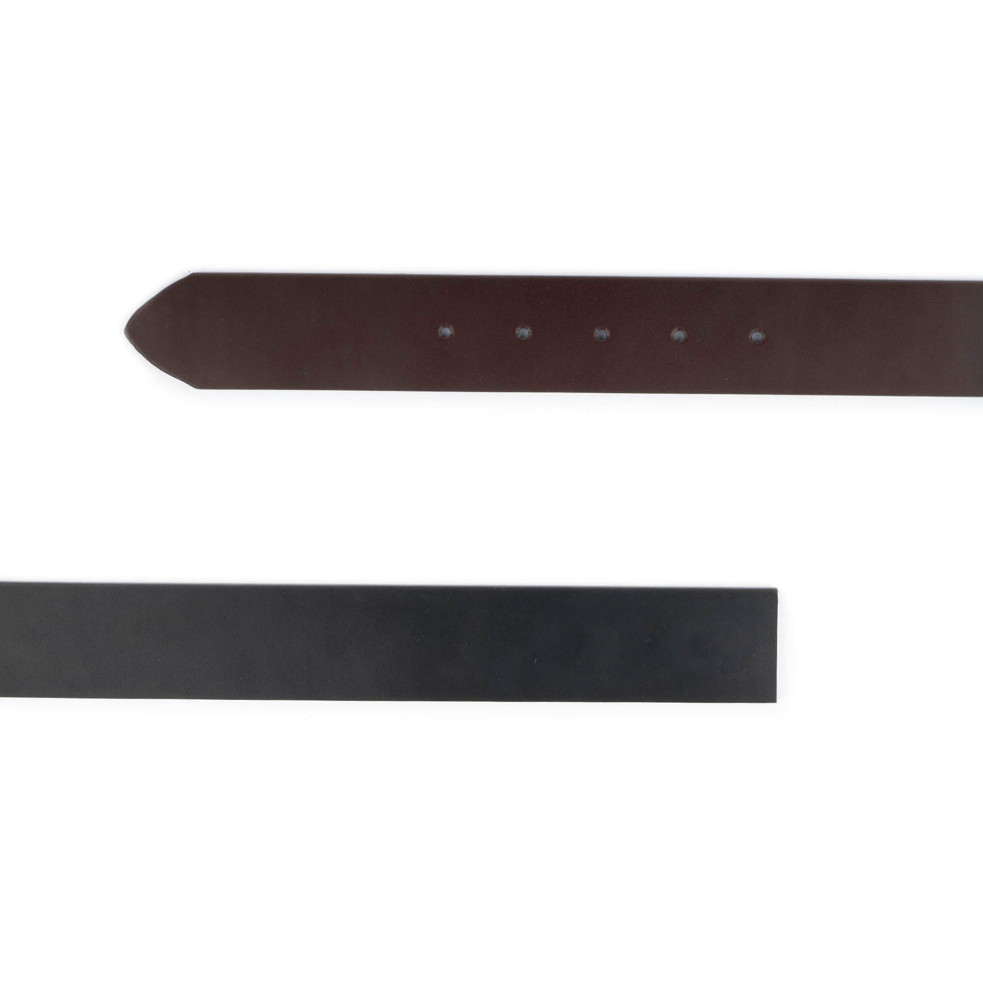 Men's 4.0cm Reversible Vegan Leather Belt - Black & Brown - Fits Dunhill Buckles - Stylish & Durable for Office, Casual & Formal Wear