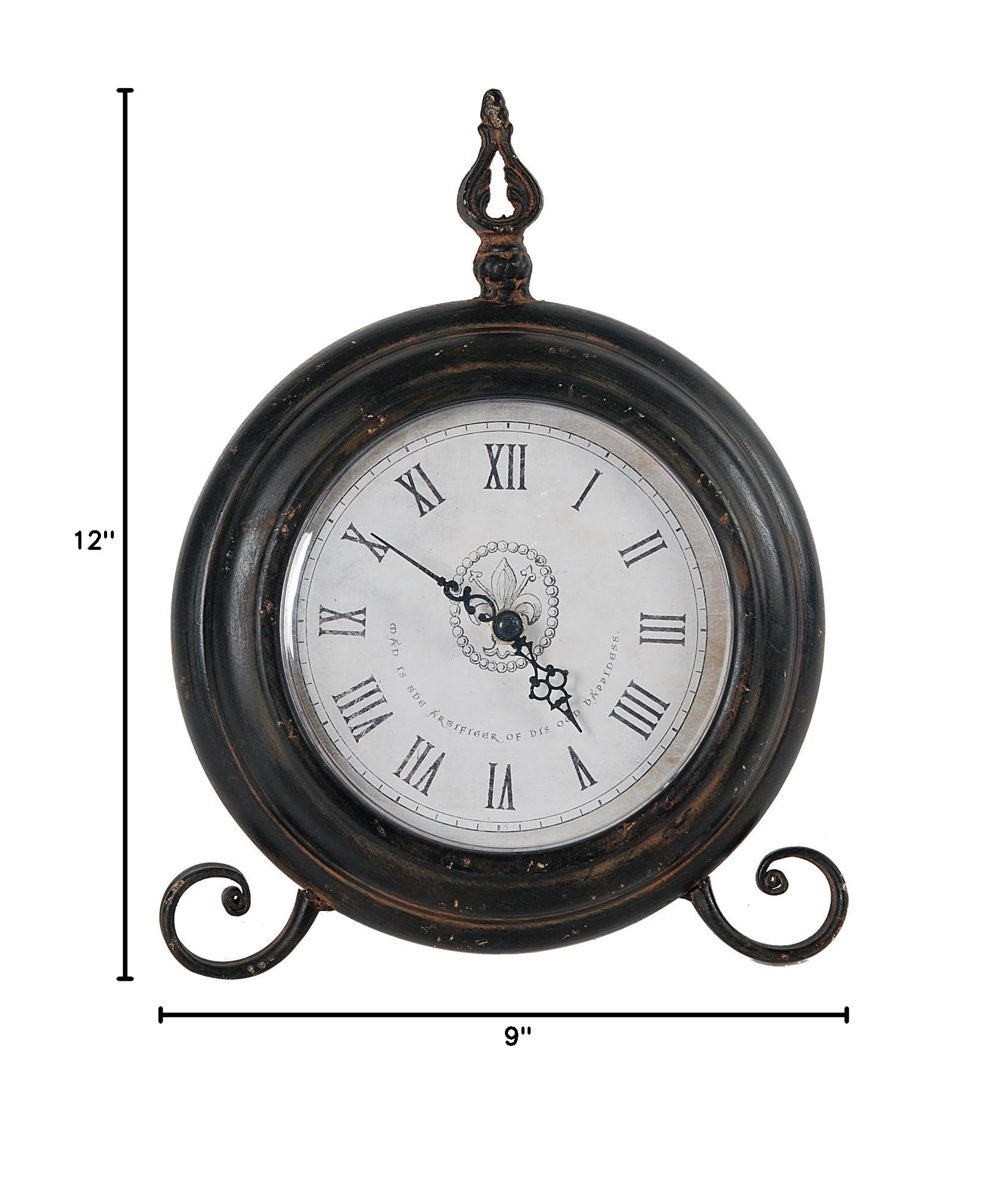 A&B Home Decorative Wall Clock - Modern Silent Non-Ticking Battery Operated Analog Clock for Living Room, Bedroom, Office - Perfect Home Decor & Gift Idea