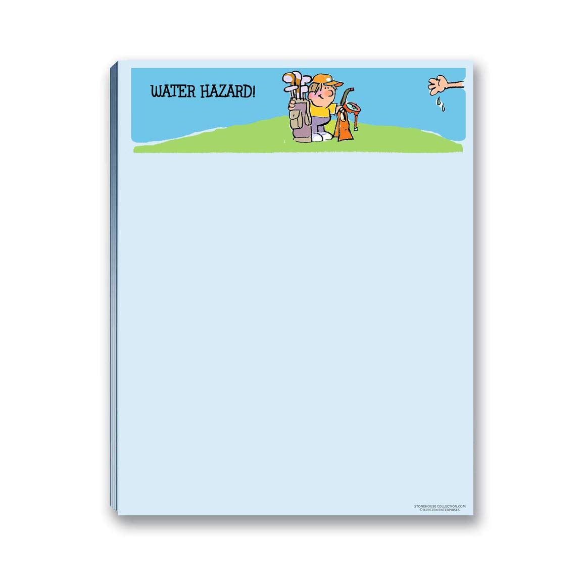 Funny Golf Notepads Set of 4 - Assorted Golf Theme Memo Pads | Perfect for Golf Lovers, Office Desk Notes & Gift Ideas