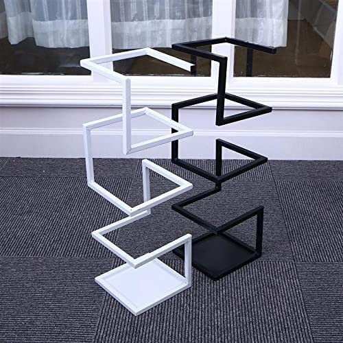Creative Iron Umbrella Stand - Heavy Duty Metal Umbrella Holder & Organizer for Hallway, Entryway, Office - Space Saving Umbrella Storage Rack (Black) - Perfect for Home, Hotel, Restaurant & Commercial Use