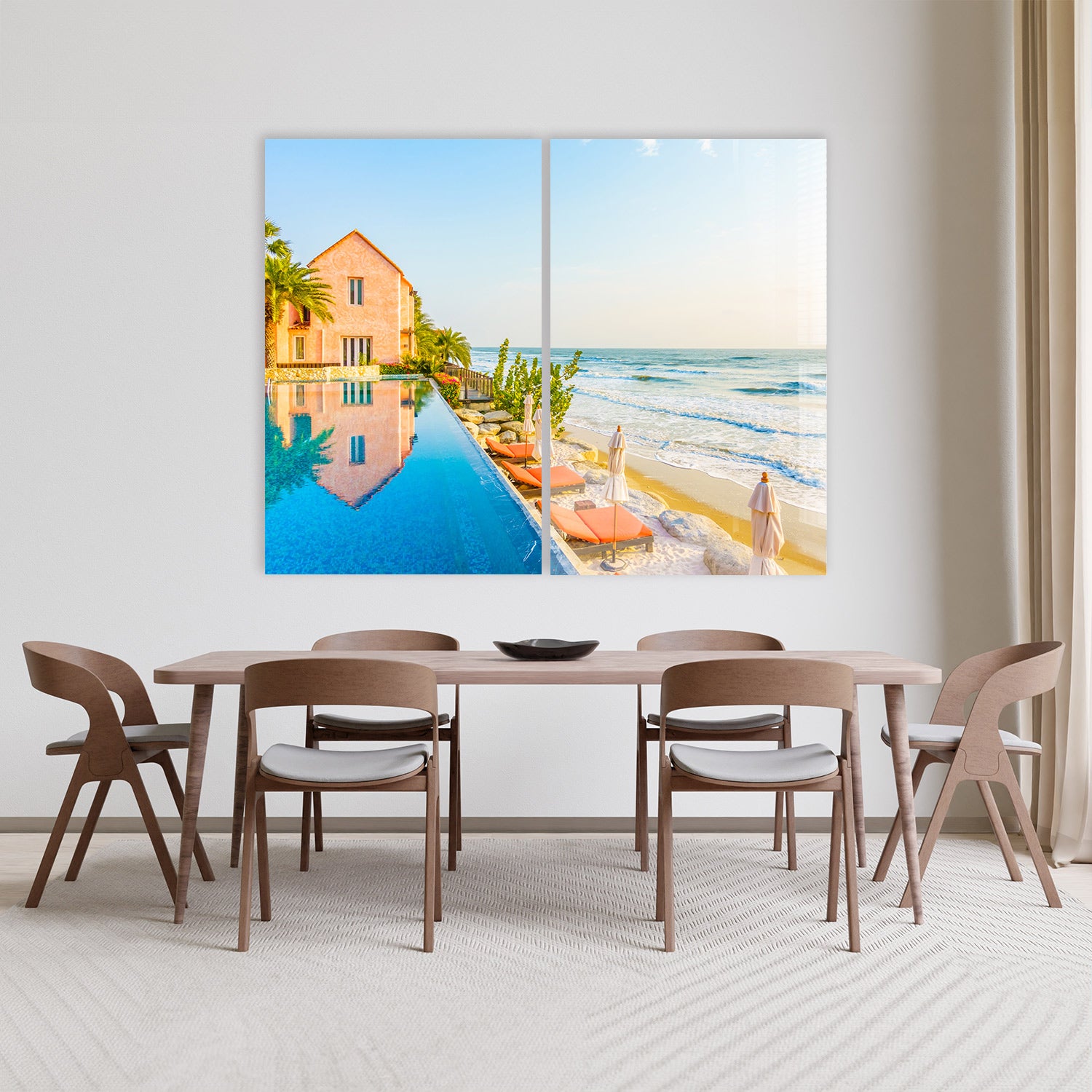 Peaceful Beach Decor - Coastal Themed Home Accessories for Relaxing Living Room & Bedroom | Perfect for Beach House, Vacation Rental & Coastal Style Decorating