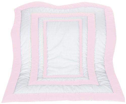 Modern Pink Baby Doll Bedding Set - Hotel Style Crib Comforter for Newborns & Toddlers - Perfect for Nursery Decor, Gift Giving & Pretend Play
