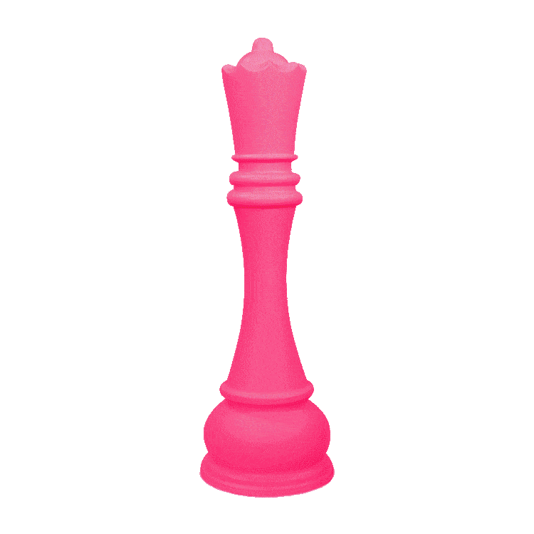 61 Inch Giant Fiberglass Queen Chess Piece - MegaChess Premium Outdoor & Indoor Chess Set for Gardens, Parks, and Game Rooms