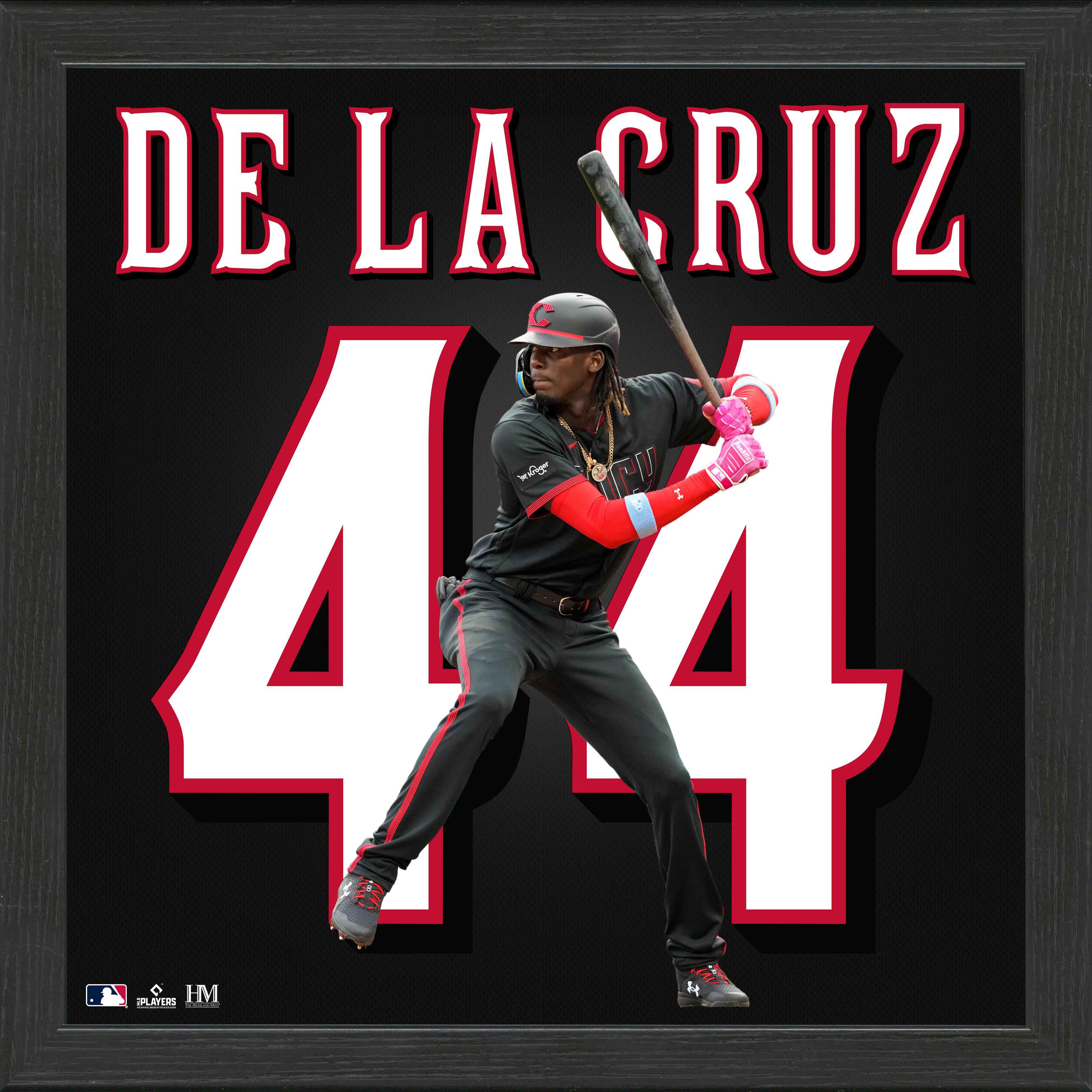 Elly De La Cruz Autographed MLB Jersey Display Case - Premium Baseball Memorabilia Shadow Box for Collectors - Perfect for Home, Office, or Man Cave Decor