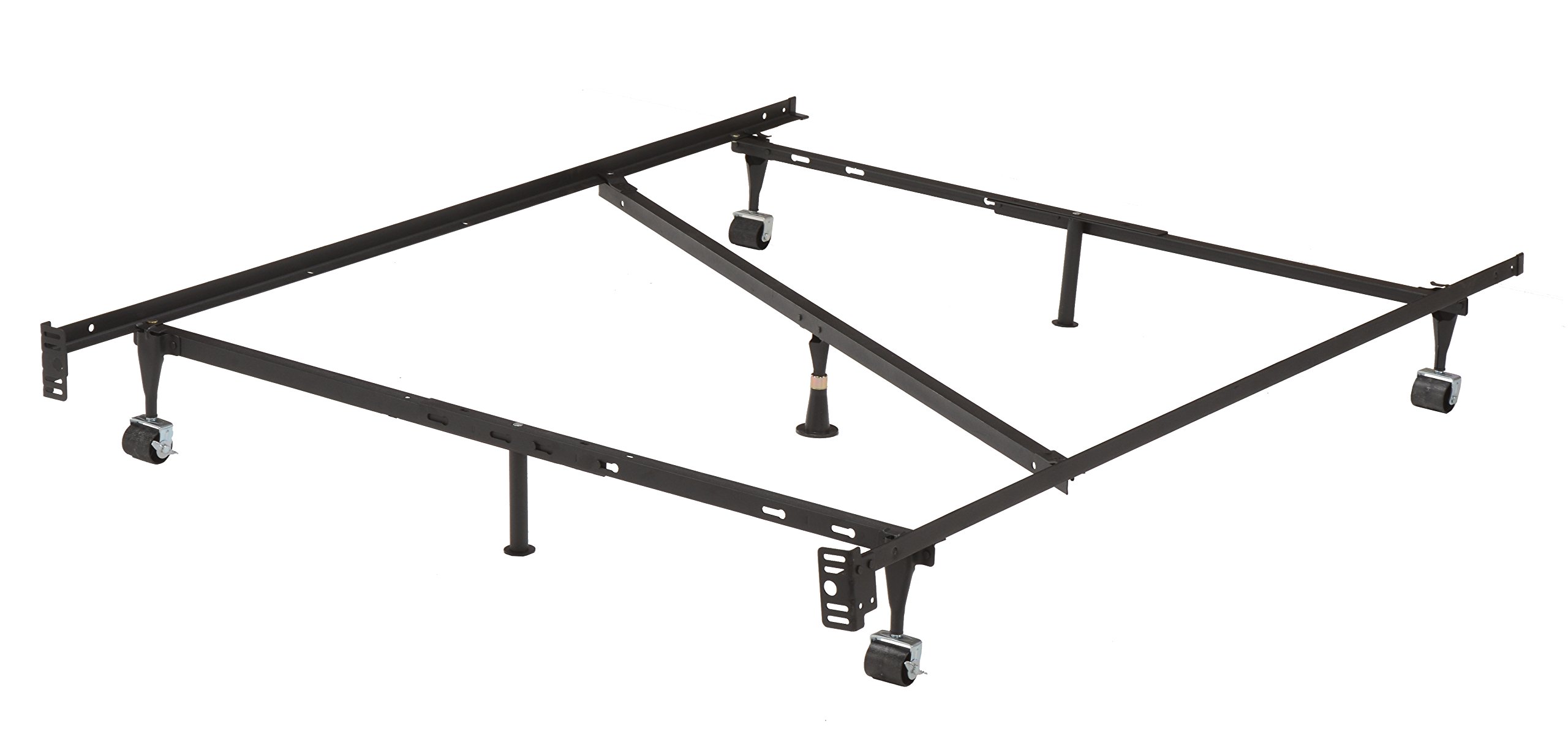KB Designs – 7-Leg Adjustable Metal Bed Frame with Center Support Legs for Queen, Full, Full XL, Twin & Twin XL Beds – Sturdy Platform Bed Base for Enhanced Stability and Comfort in Bedrooms, Guest Rooms & Dorms