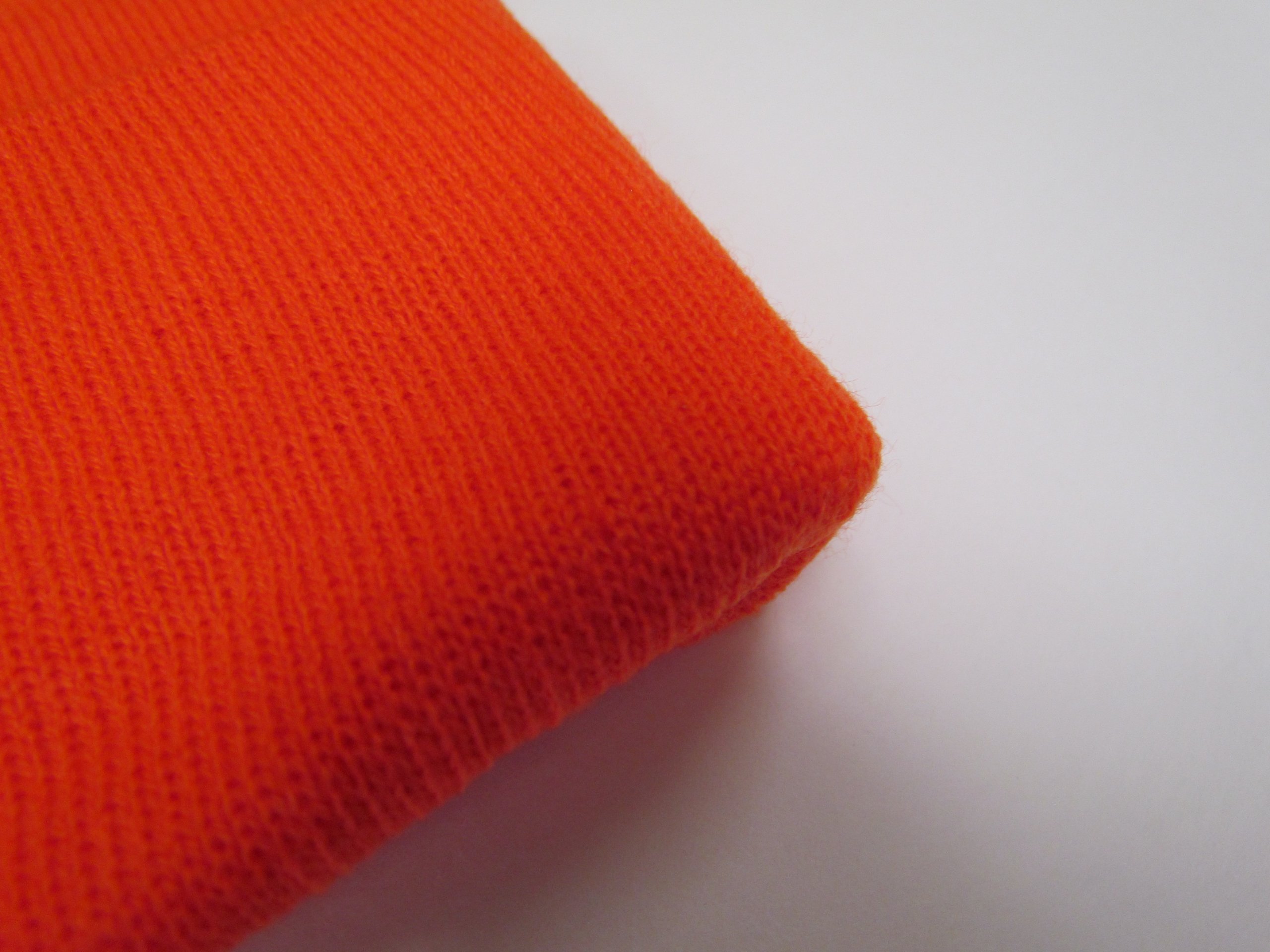 Orange Long Beanie for Men & Women - Soft Knit Ski Hat with Fleece Lining - Warm Winter Hat for Cold Weather - Perfect for Skiing, Snowboarding and Outdoor Activities