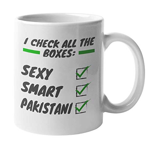 Stylish Pakistani Coffee & Tea Mug - 11oz Ceramic Cup for Home Decor, Gift & Cultural Pride | Perfect for Chai Lovers, Office Use & Pakistani-Themed Parties