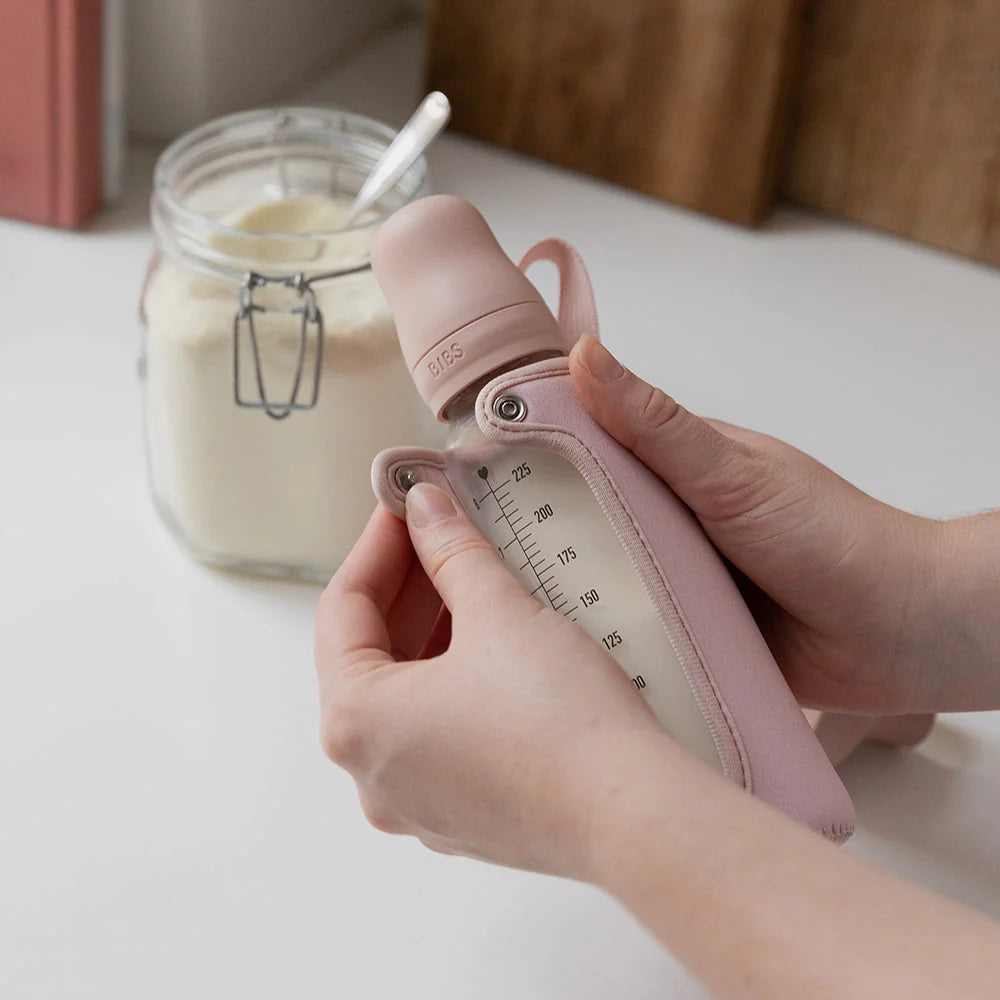 BIBS Baby Bottle Sleeve - Small Size, Insulated Neoprene Sleeve for Baby Bottles - Perfect for Daycare, Travel & On-the-Go Feeding