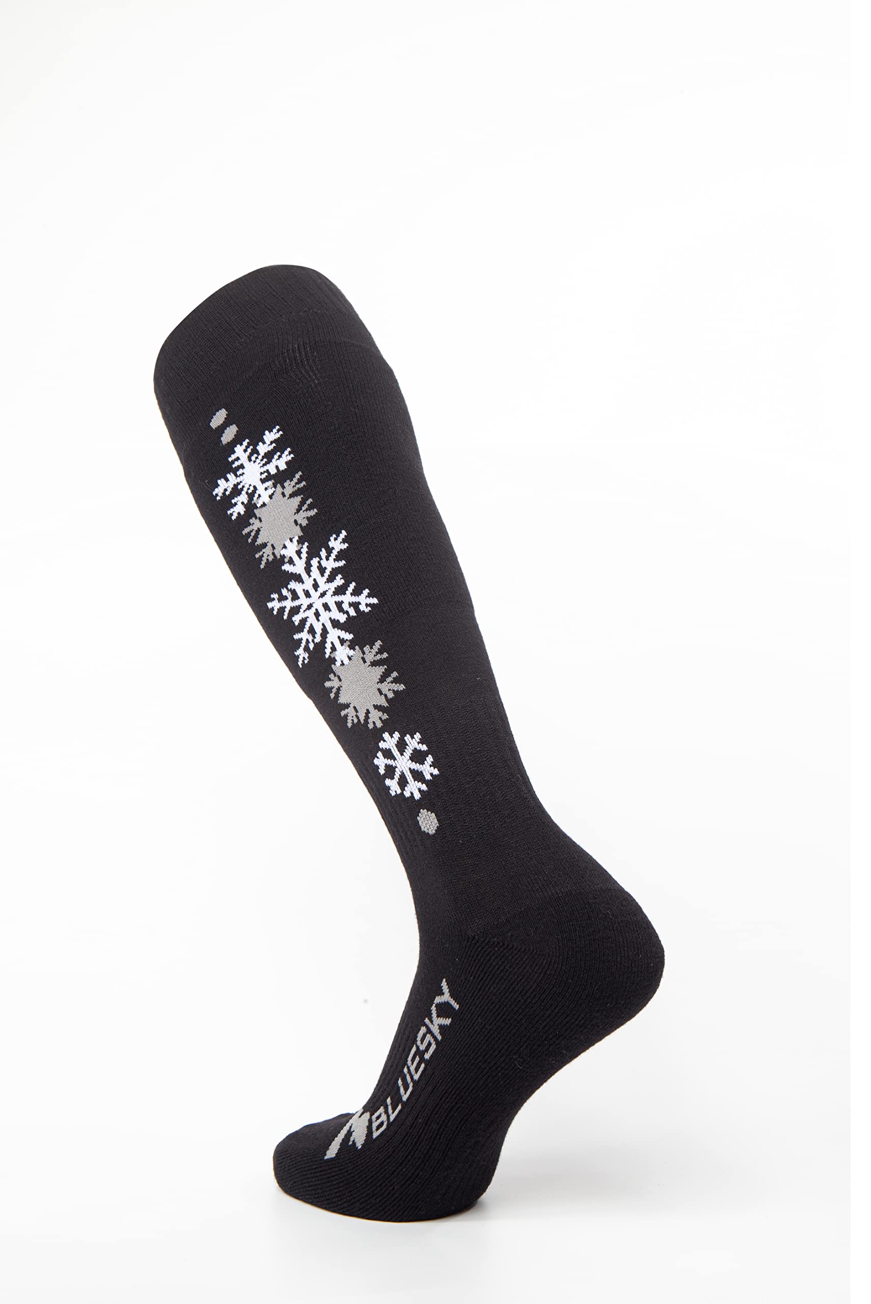 Premium Merino Wool Ski & Hiking Socks for Men & Women - Warm Thermal Winter Snowflake Design - Perfect for Skiing, Snowboarding & Outdoor Adventures