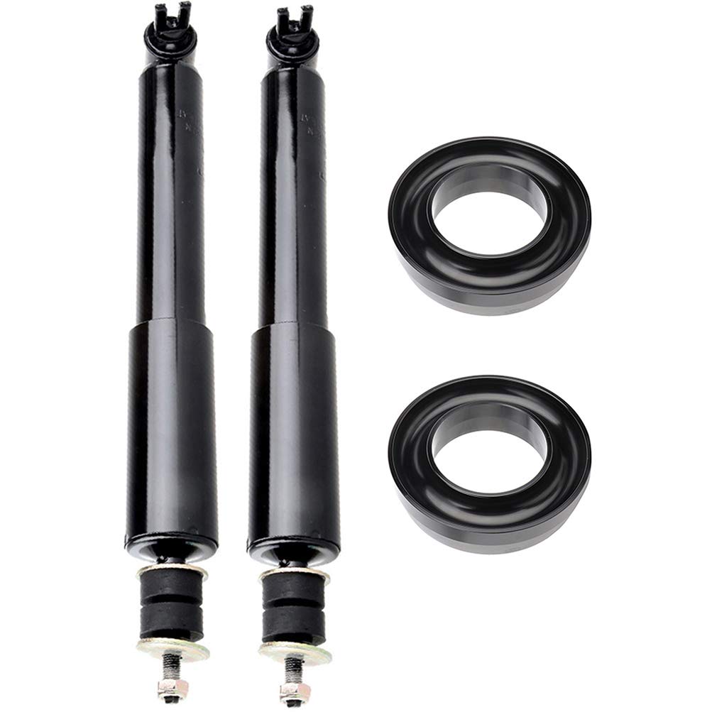 SCITOO 2 Inch Front Strut Shock Absorber Leveling Lift Kit for 1999-2007 Chevrolet Silverado 1500 & GMC Sierra 1500 | Heavy-Duty Lift Block Kit for Off-Roading & Truck Leveling