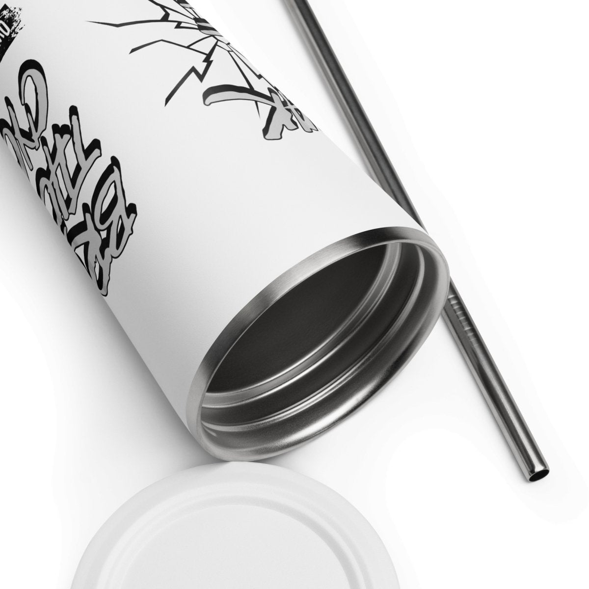 Insulated Tumbler with Straw - 20oz Leakproof Stainless Steel Travel Mug for Hot & Cold Drinks - Perfect for Office, Gym, Hiking and Outdoor Activities