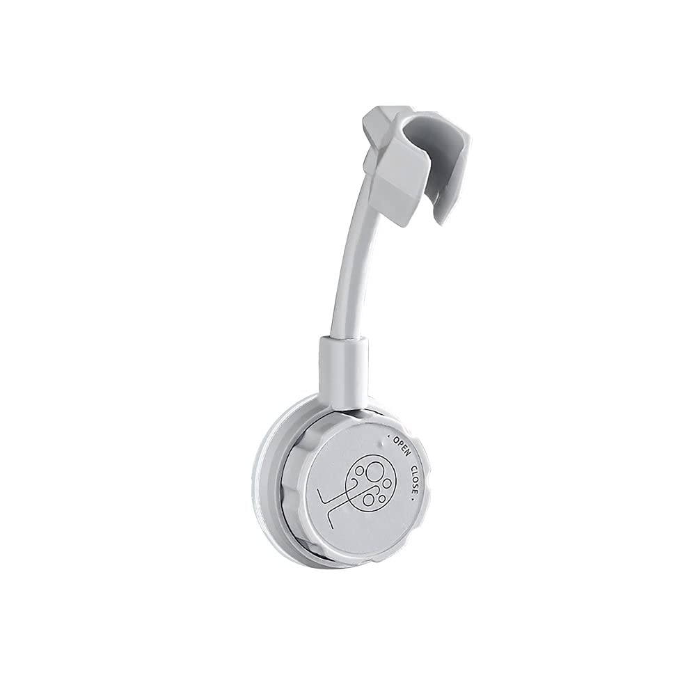 Premium Adjustable Rotating Shower Head with Wall-Mounted Bracket - No Drill Bathroom Accessory for Modern Home - Perfect for Spa-Like Experience & Space-Saving Shower Organization
