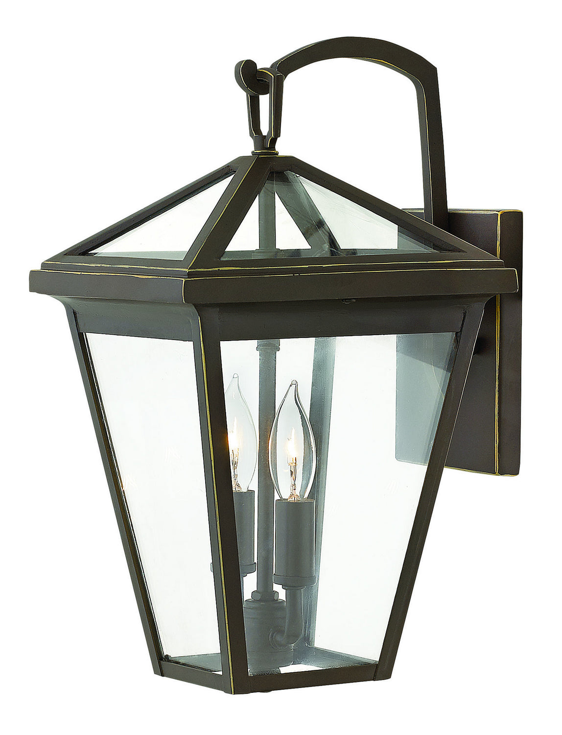 Alford Place LED Wall Sconce Light Fixture - Oil Rubbed Bronze Finish - Modern Indoor/Outdoor Wall Mount Lighting for Bedroom, Hallway, Porch & Patio