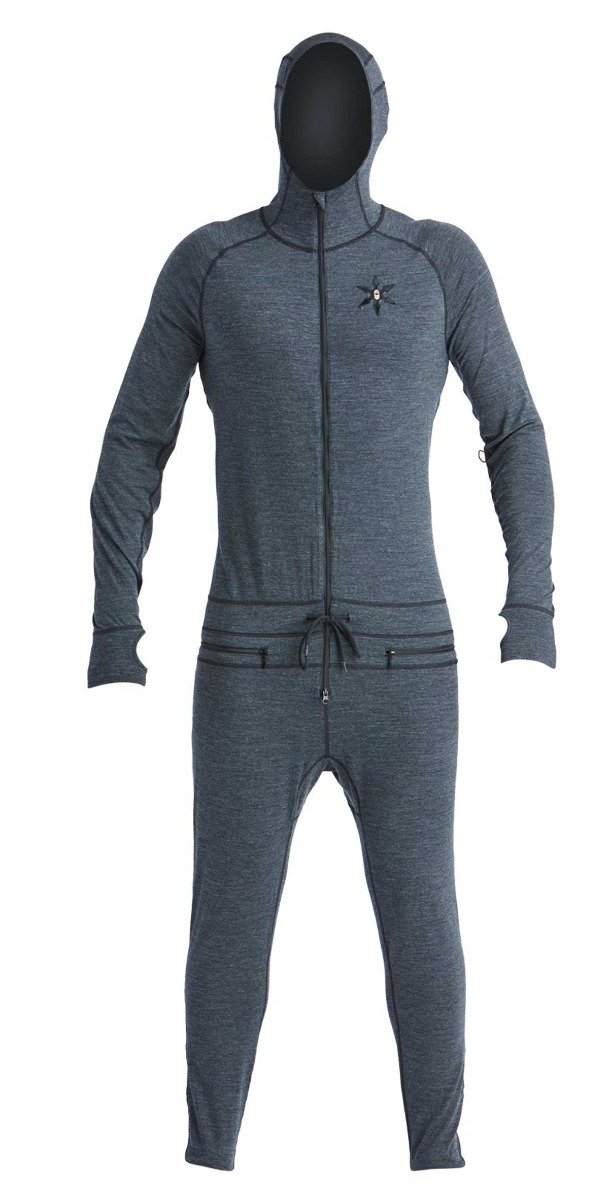 Airblaster Men's Merino Ninja Suit 2021 - Premium Thermal Base Layer for Skiing, Snowboarding & Winter Outdoor Activities