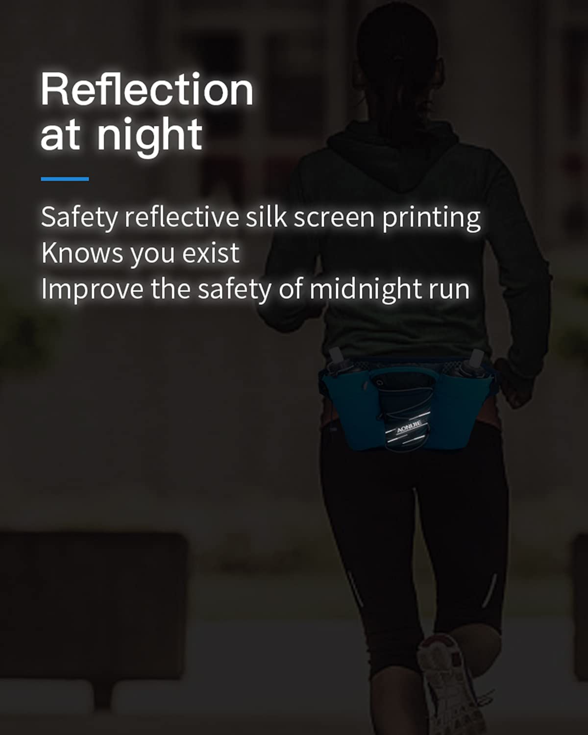 Waterproof Sports Fanny Pack with Hydration Bottle Holder - Multi-Pocket Running Belt for Hiking, Cycling & Travel - Features Headphone Hole & Water-Resistant Design (Bottle Not Included) | Perfect for Outdoor Adventures, Gym Workouts & Daily Commutes