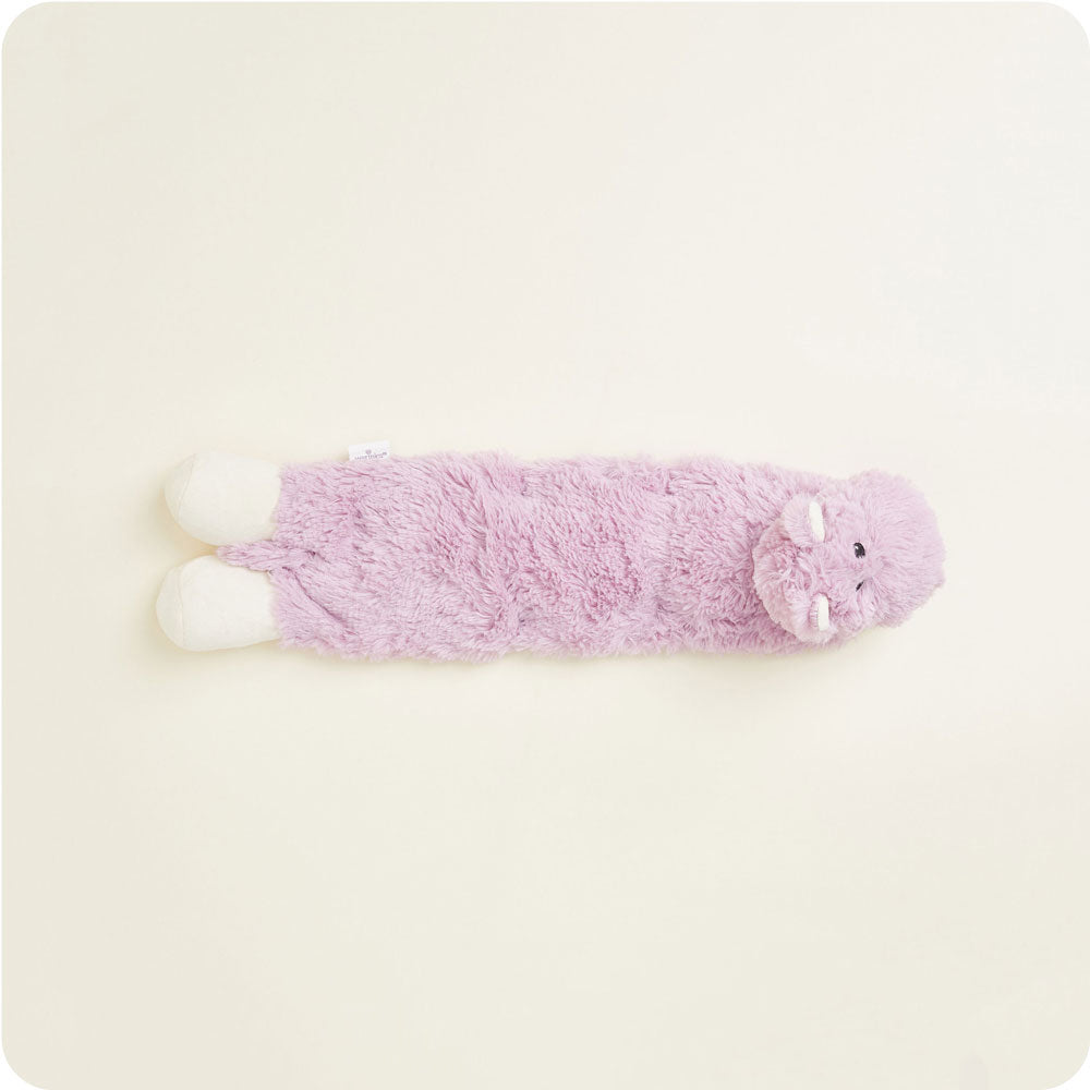 Hippo Warmies Wrap - Microwaveable Heating Pad for Pain Relief, Stress & Anxiety - Soft Plush Warm Hug for Kids & Adults - Perfect for Cuddling, Relaxation & Comfort at Home or Office