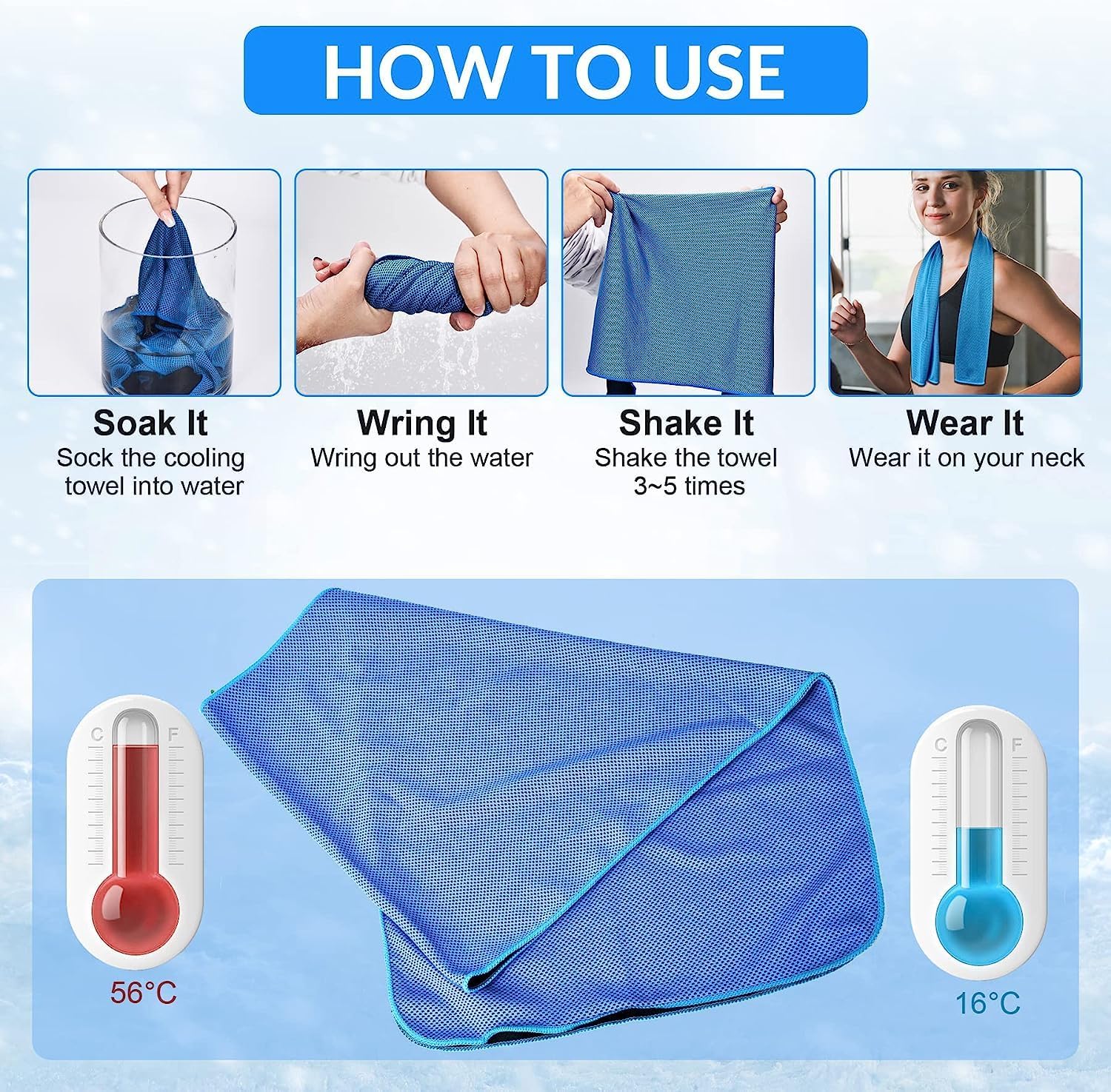 Geer Cooling Towels (40