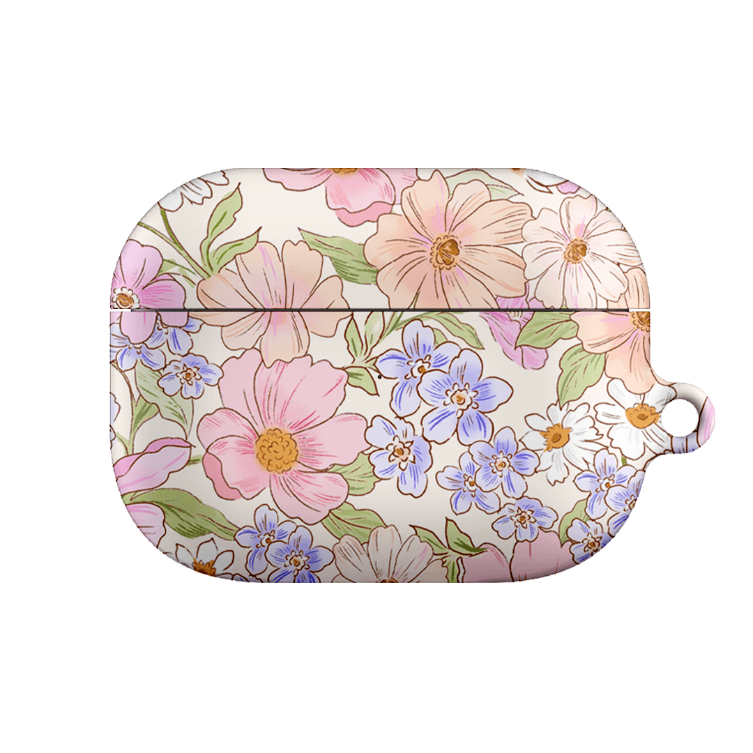 Lillia Flower AirPods Pro Case - Cute Floral Protective Cover for Apple AirPods Pro - Perfect for Women, Girls, Travel & Daily Use
