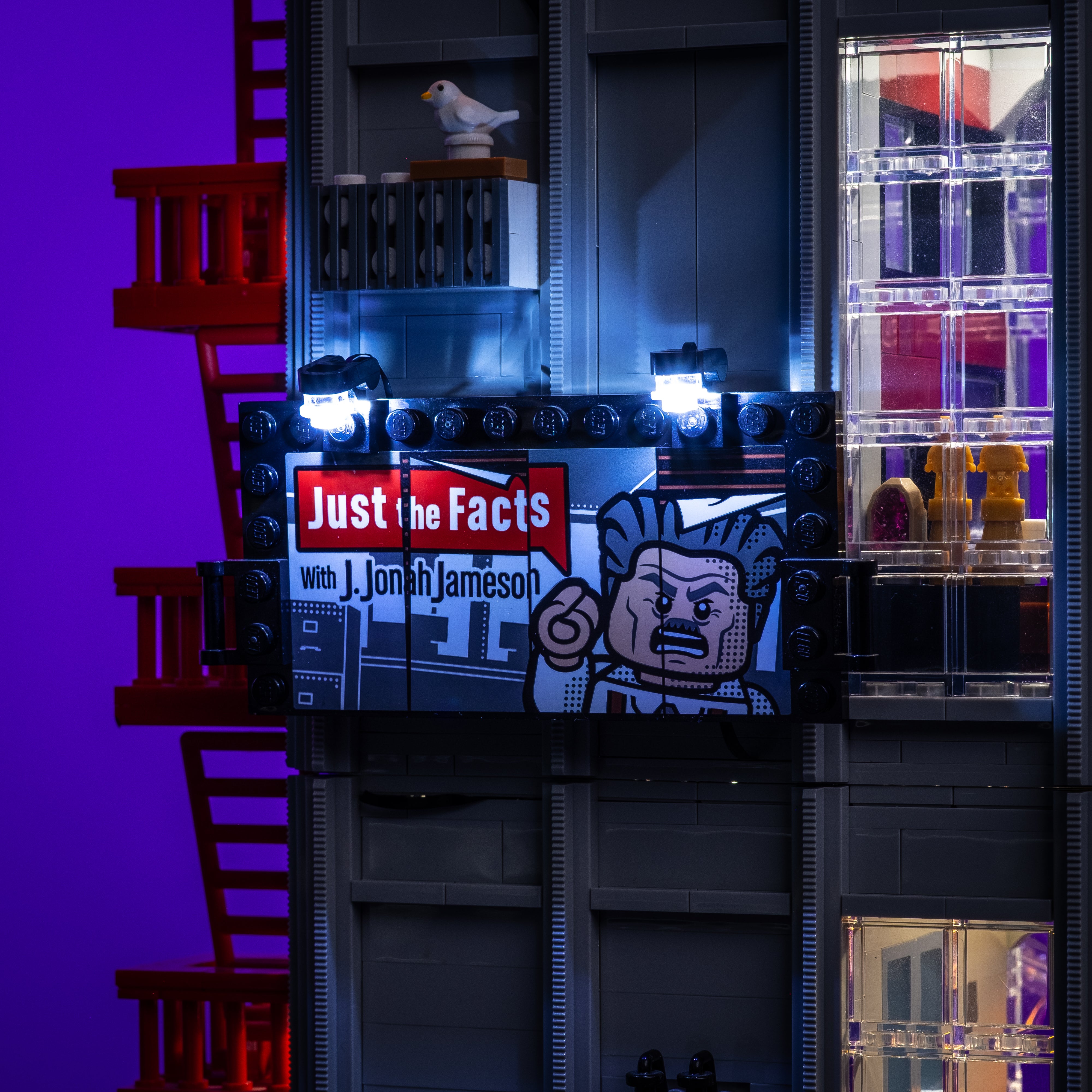 LEGO® Daily Bugle #76178 Light Kit - Compatible with LEGO Sets - Enhance Your Superhero Display - Perfect for Home Decoration & LEGO Fan Collections