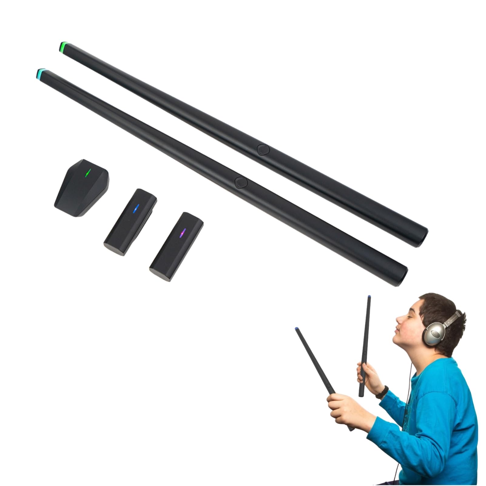 Electronic Drum Set - 9 Drum Types, Silent Percussion with Vibration Sensing, MIDI-Compatible Digital Drum Machine with Free Lessons - Perfect for Home Practice, Studio Recording & Music Learning