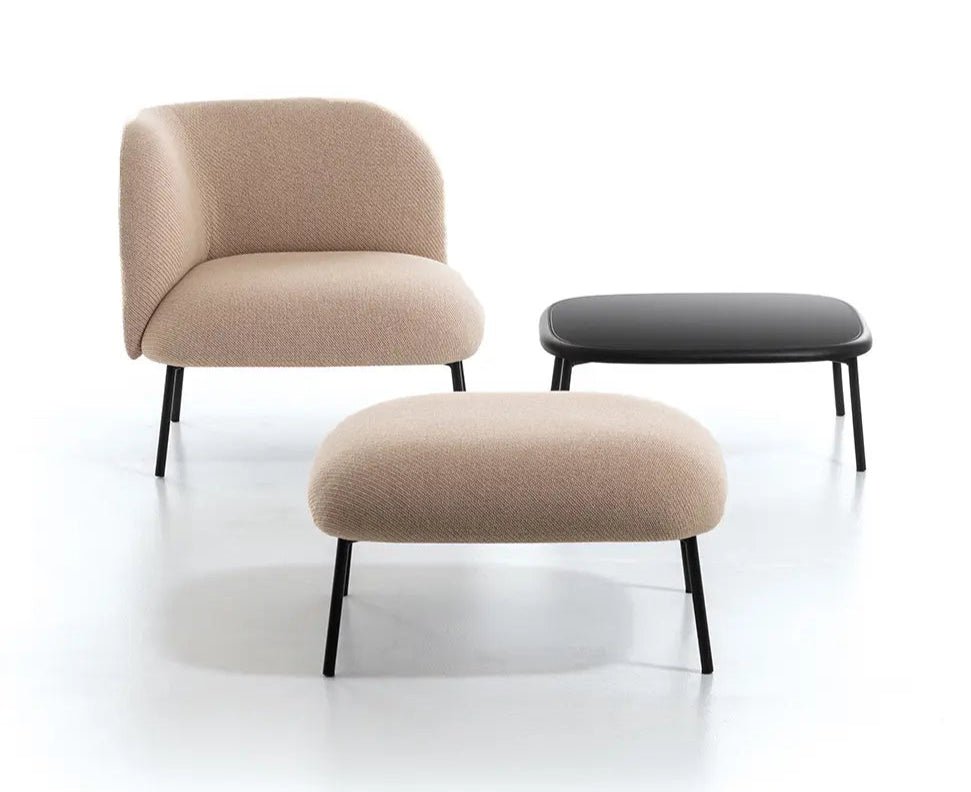 Bross Sit Lounge Chair - Modern Comfortable Recliner for Living Room, Bedroom & Office - Perfect for Relaxing, Reading & Napping