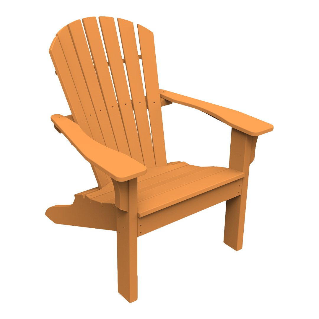 **Adirondack Shellback Chair - Comfortable Outdoor Rocking Chair for Patio, Garden & Beach - Perfect for Relaxing, Lounging & Sunbathing**