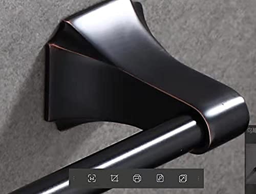 Stainless Steel Wall Mounted Towel Bar - Matte Black Bathroom & Kitchen Towel Holder, 22.8 Inch Dish Cloth Hanger for Modern Home Decor | Perfect for Bathrooms, Kitchens, Laundry Rooms & Spa Areas