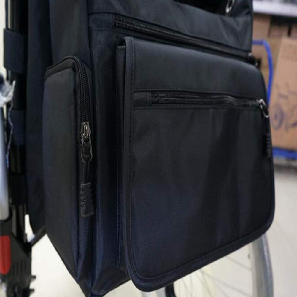 **Wheelchair Bag with 6 Pockets - Durable Organizer for Wheelchairs & Mobility Scooters - Travel Backpack for Men, Women, Seniors & Handicapped - Perfect for Daily Use, Travel & Outdoor Activities**
