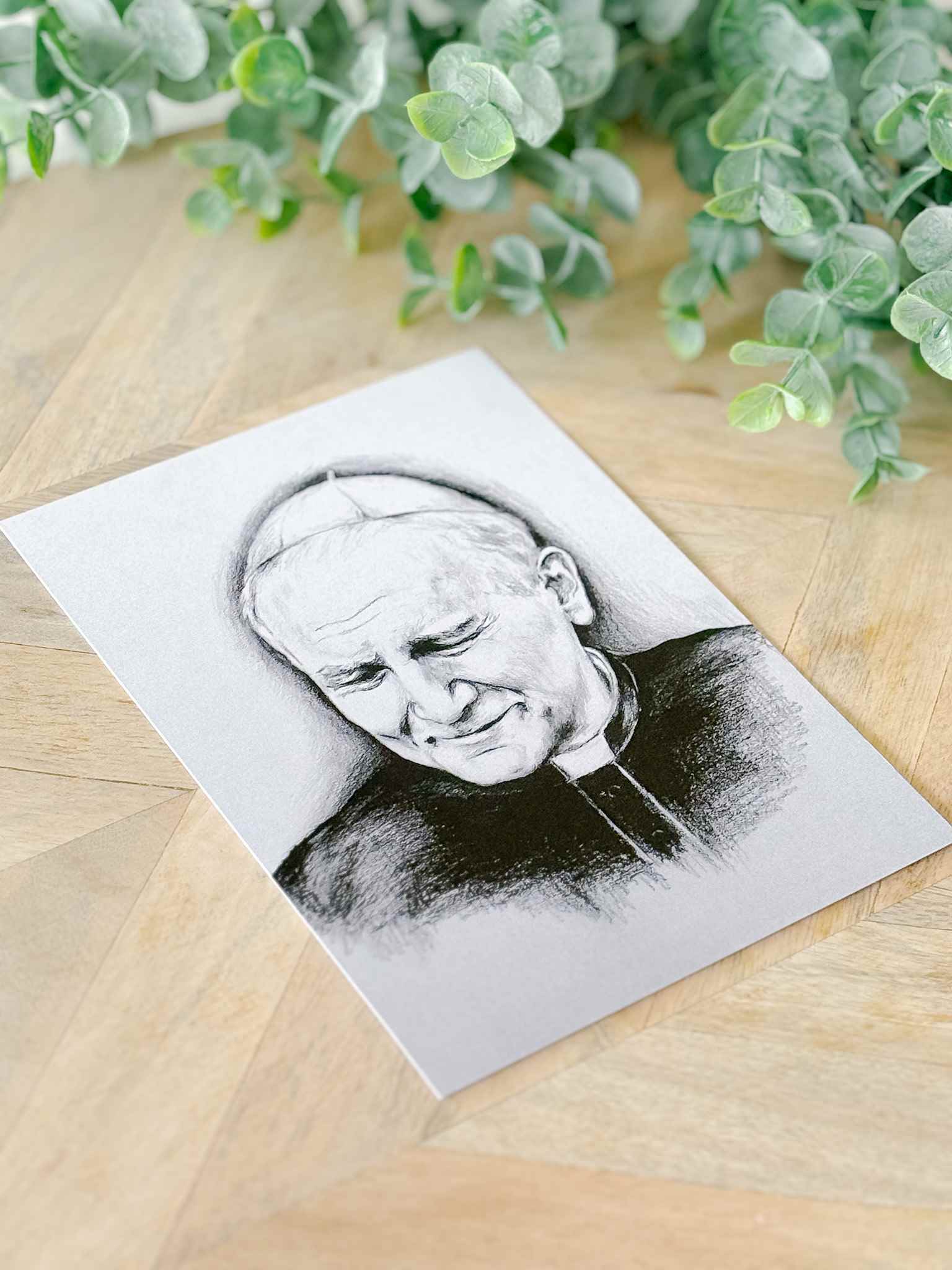 Saint John Paul II Print - Religious Wall Art for Home, Church & Office Decor - Inspirational Catholic Gift