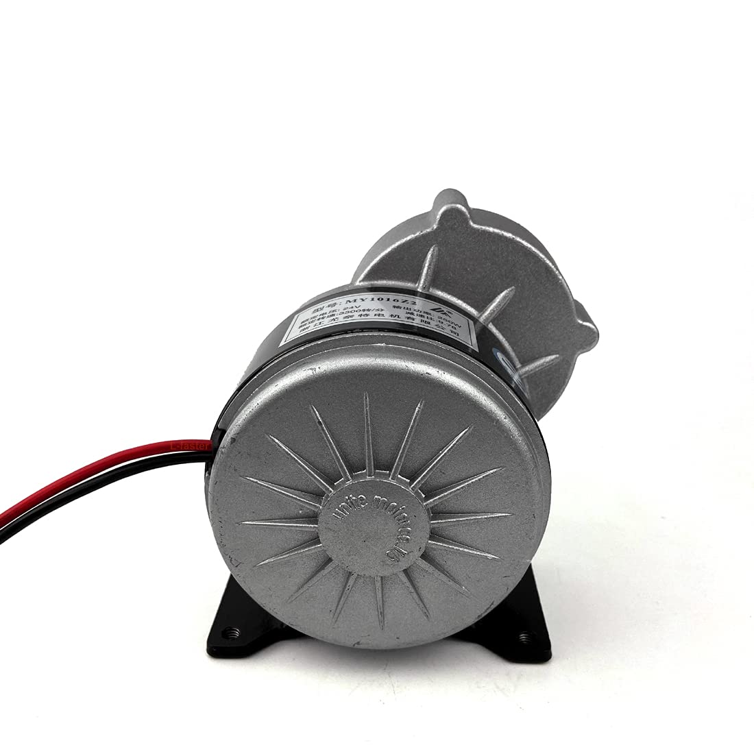 250W Brush Gear Bike Motor Kit - 24V Electric Brush Controller with Foot Pedal Accelerator & Key Switch Voltmeter | Perfect for DIY E-Bike Conversion, Commuting & Outdoor Cycling