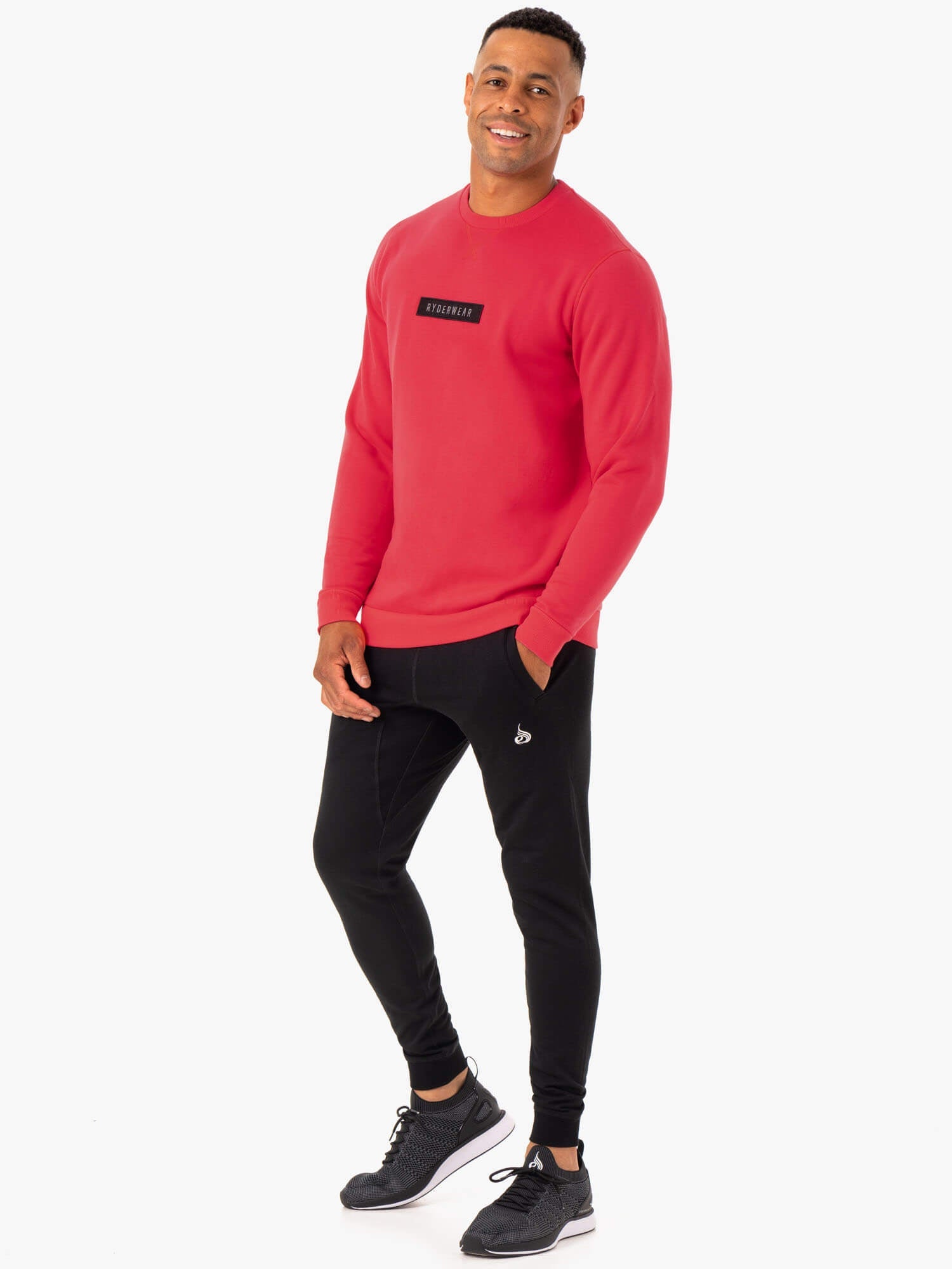 Rechargeable Heated Pullover Sweatshirt - Red | USB-Powered Warm Jacket for Men & Women | Perfect for Outdoor Activities, Camping, and Winter Sports