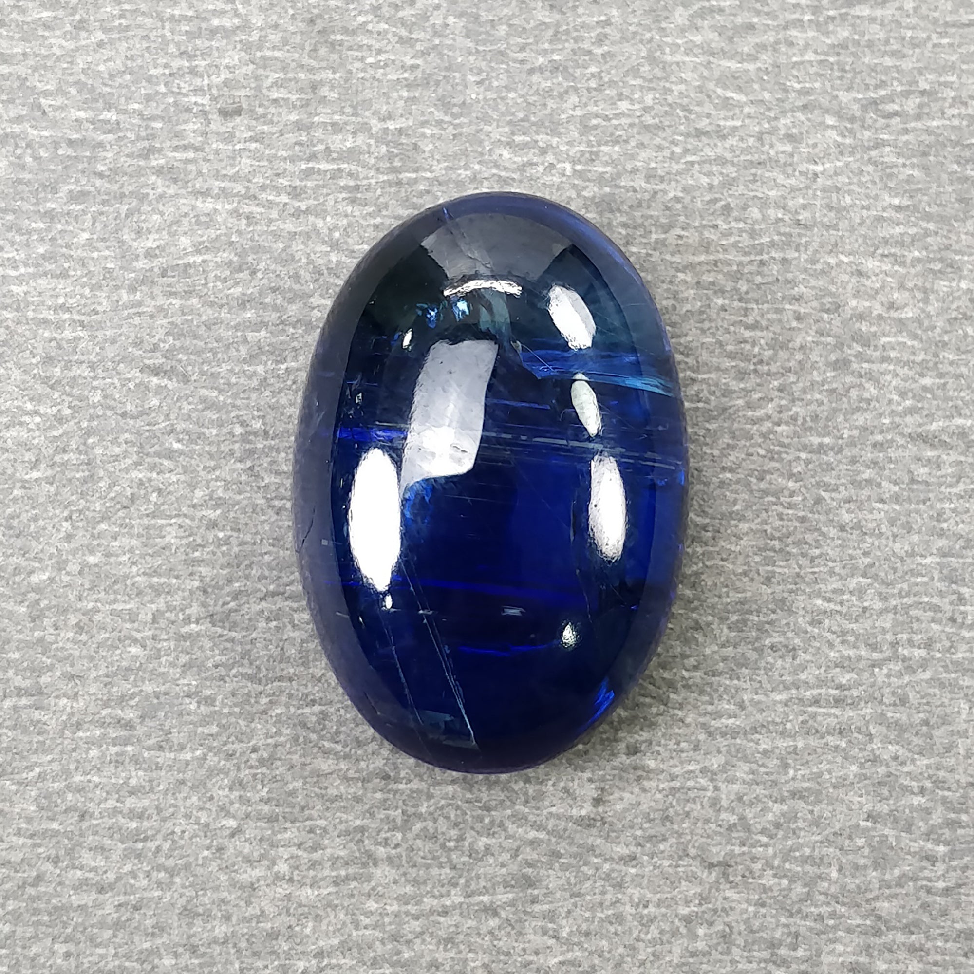 Natural Blue Tanzanite Oval Cabochon Gemstone - 20.55cts, 20x14mm for Jewelry Making, Rings & Pendants - Genuine Tanzanite Stone for Collectors & Designers