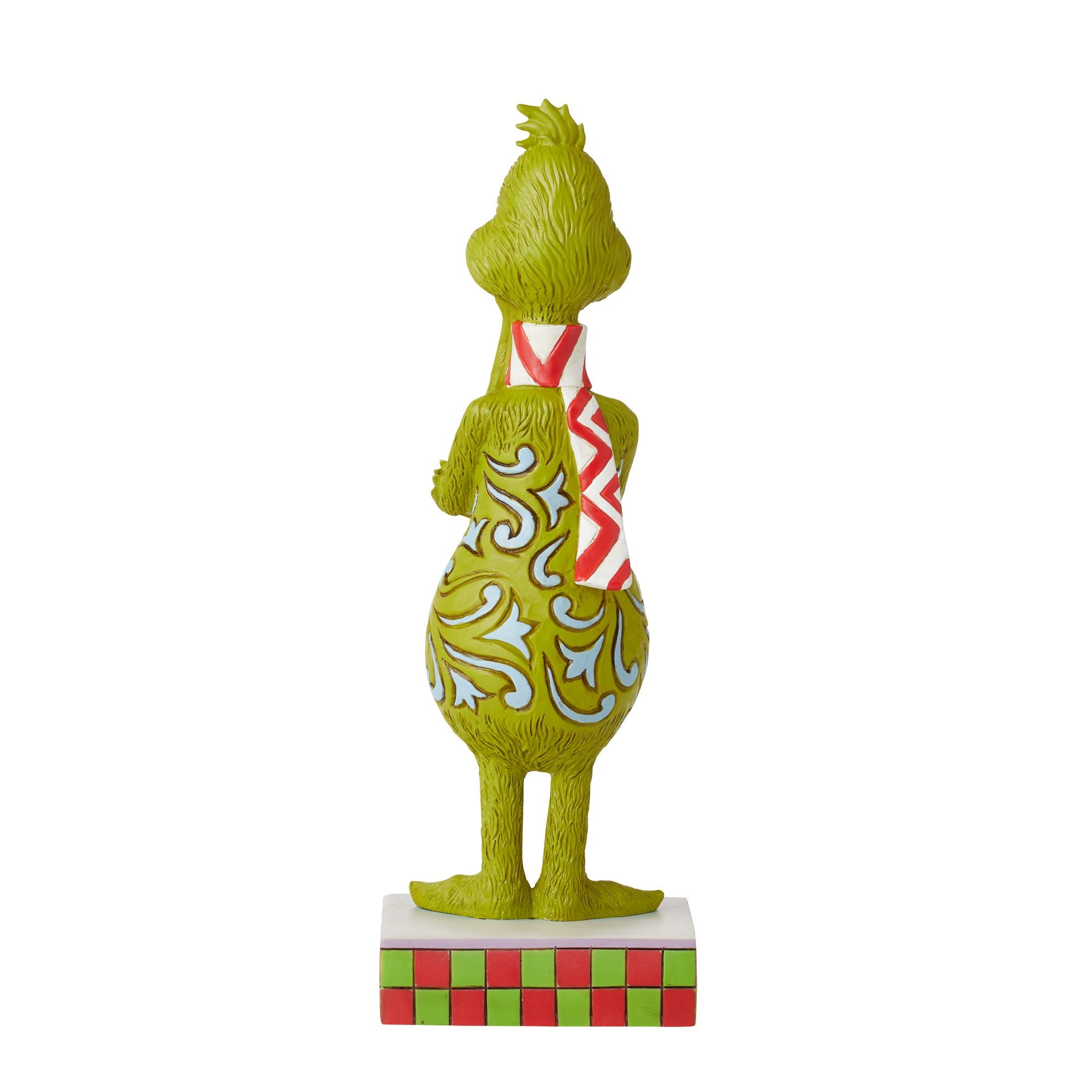 Grinch Plush Stuffed Animal with Long Scarf - Cute Christmas Decor & Holiday Gift for Kids, Adults, and Themed Parties