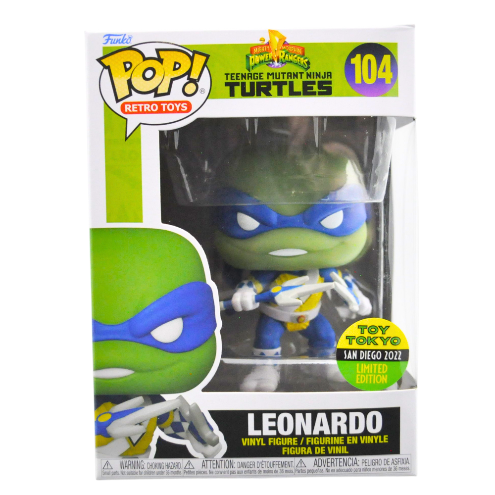 **Funko Pop! Leonardo - Teenage Mutant Ninja Turtles Retro Action Figure (2022 Summer Convention Exclusive) | Collectible Vinyl Toy for TMNT Fans | Perfect for Display, Gifts & Pop Culture Collections**