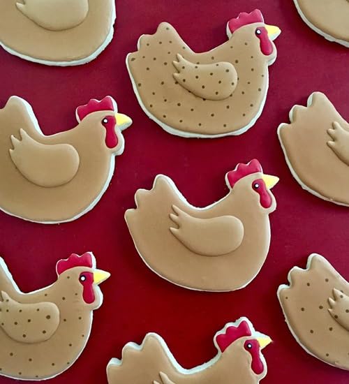 THE COOKIE CUTTER SHOP 3.75 Inch Hen Rooster Chicken Cookie Cutter - Tin Plated Steel - Made in USA - Perfect for Baking, Cake Decorating, and DIY Crafts
