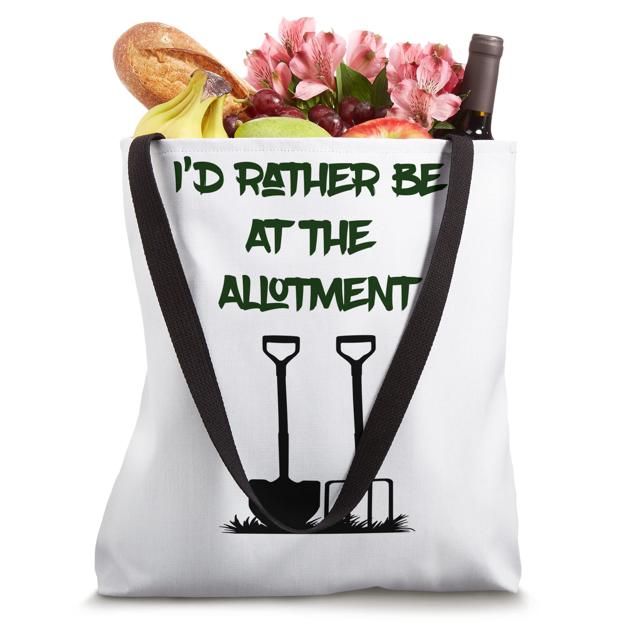 Allotment Gardening Tote Bag - Durable Canvas Tote for Garden Tools & Supplies - Perfect for Organic Gardening, Farmers Market & Outdoor Activities
