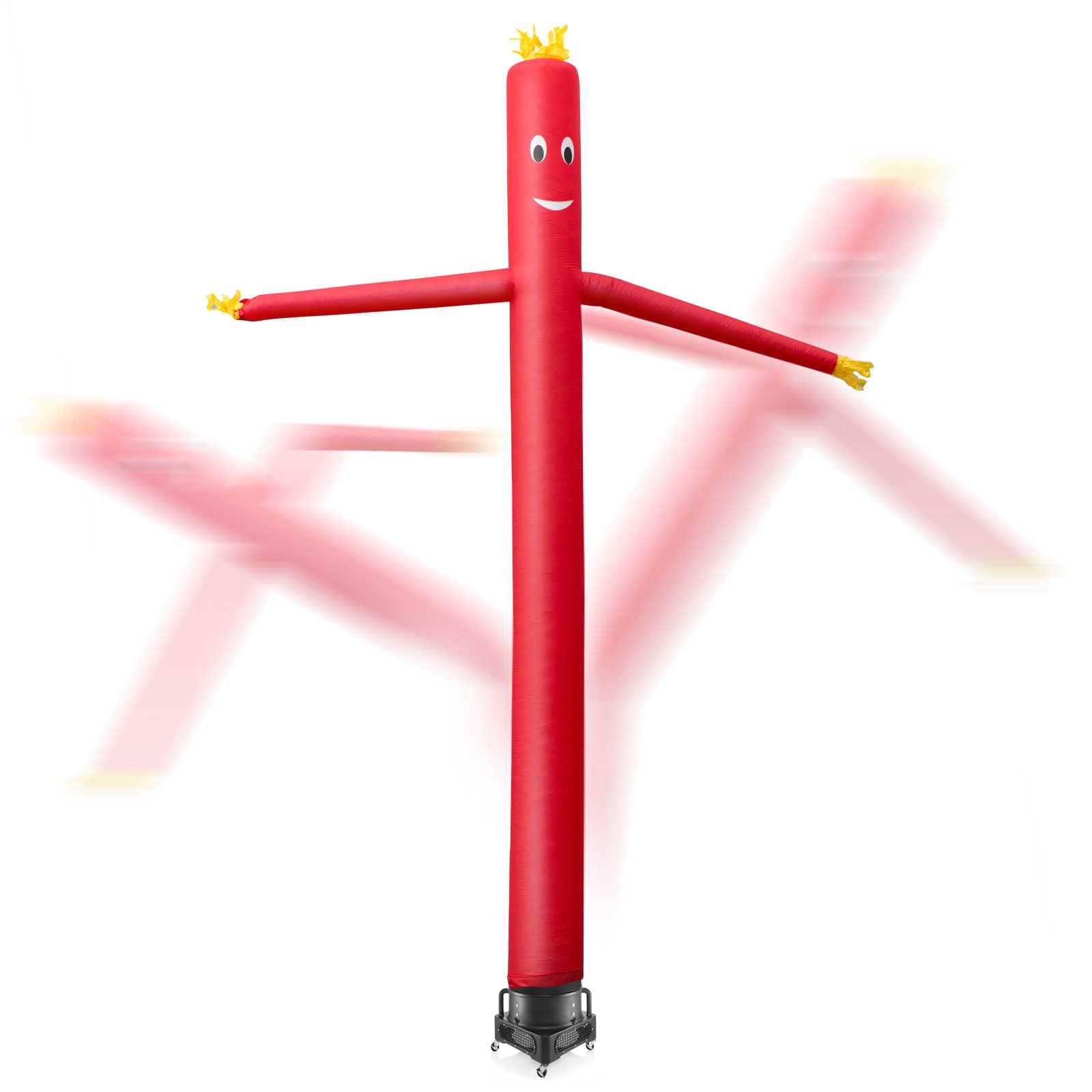 20ft Tall Air Inflatable Tube Man Wacky Waving Dancing Puppet with Blower Fan - Red for Outdoor Advertising, Car Dealerships, and Grand Openings
