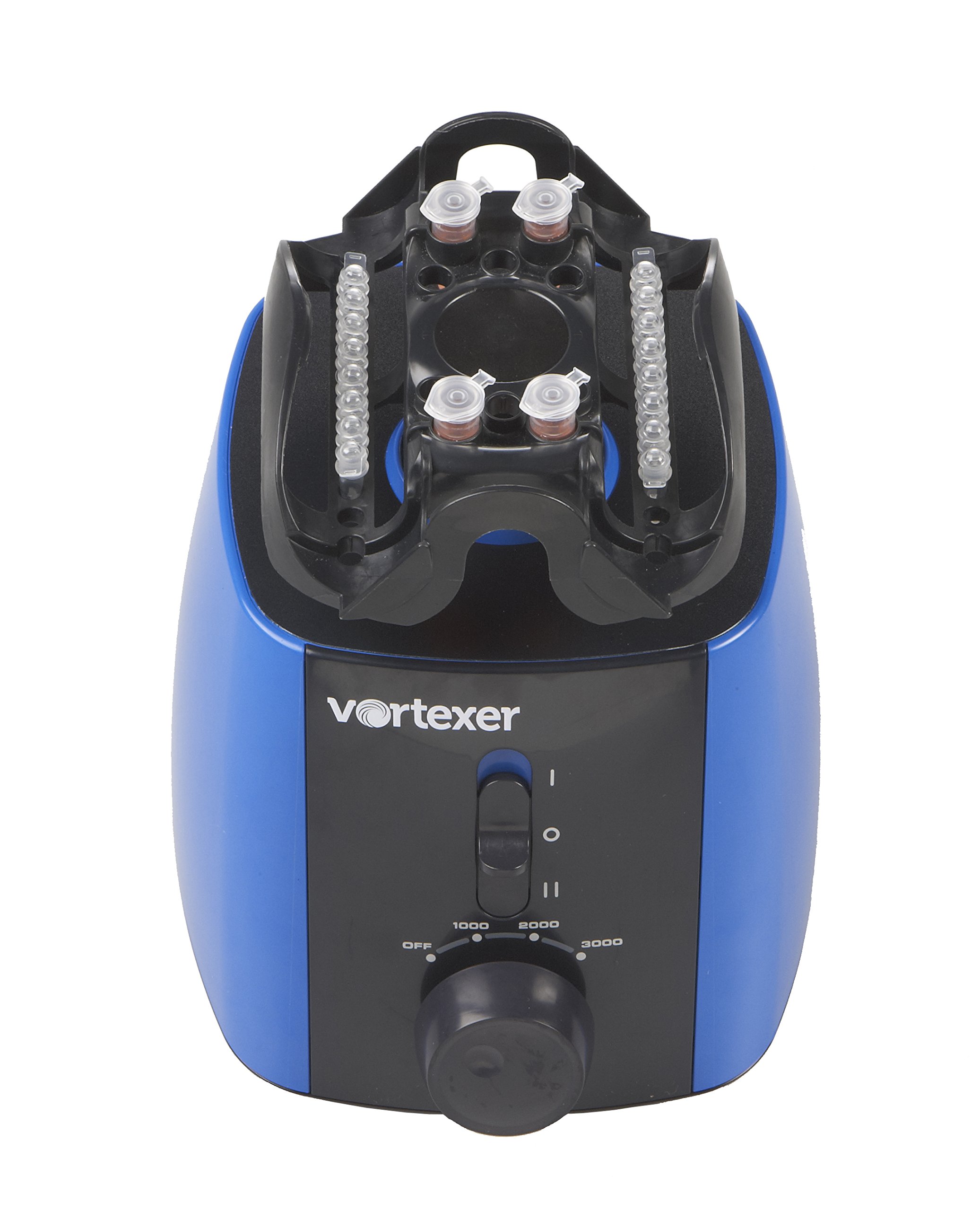 Heathrow Scientific HS120210 Vortex Mixer - 230V 40W Lab Shaker with AUS Plug (Blue) | Ideal for DNA, PCR, and Sample Mixing in Laboratories