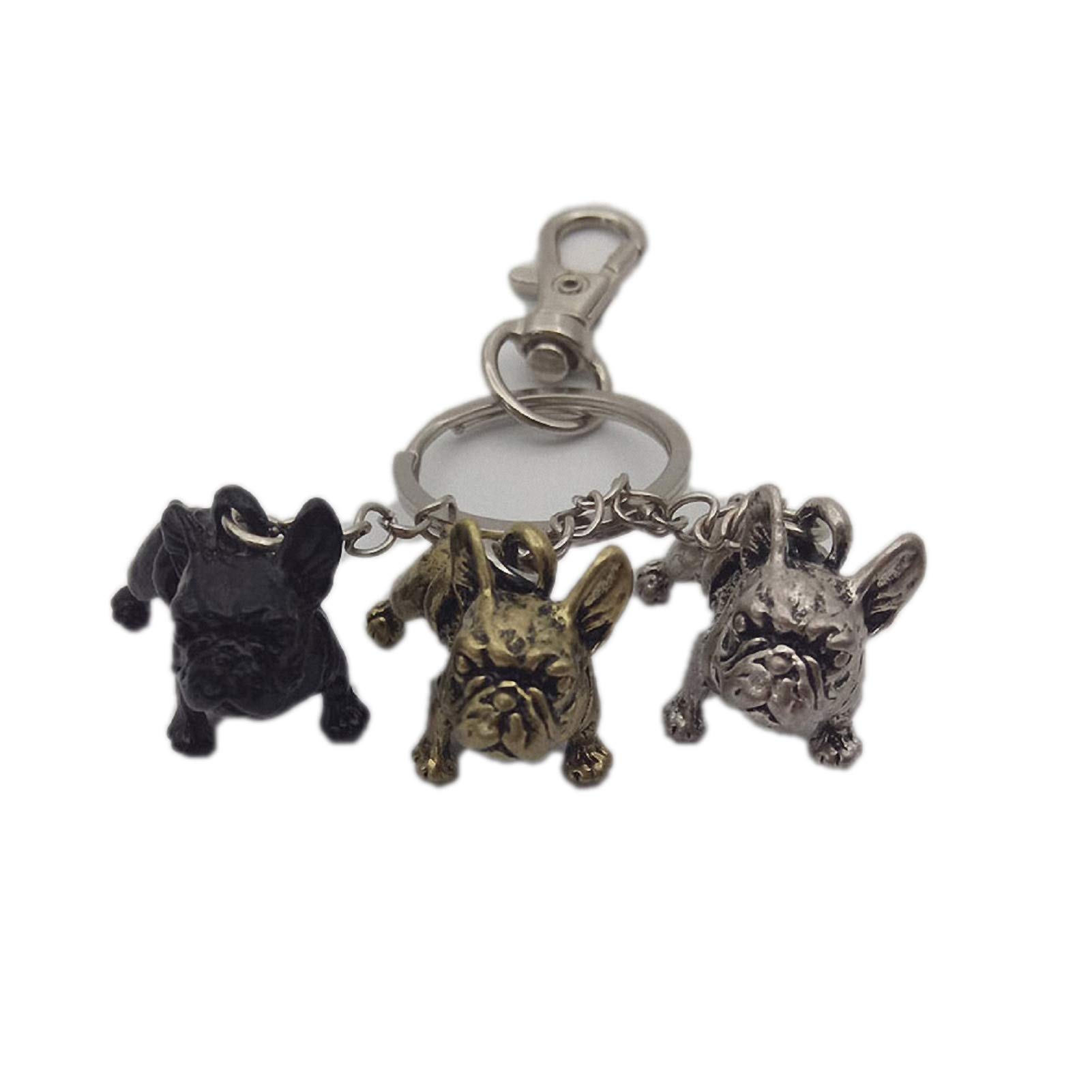 French Bulldog Keychain for Women & Men - Pet Memorial Jewelry Key Ring - Perfect for Dog Lovers, Pet Owners & Gift Giving