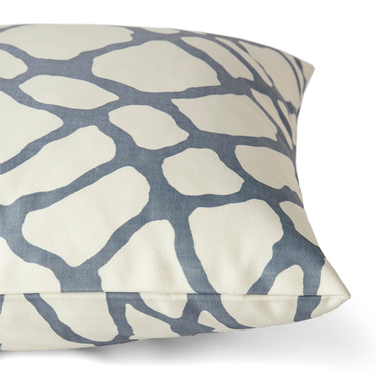 Ellis Blue Geometric Printed Cotton Cushion Covers (Set of 2) - Soft Decorative Pillow Cases for Sofa, Bed, and Living Room Decor